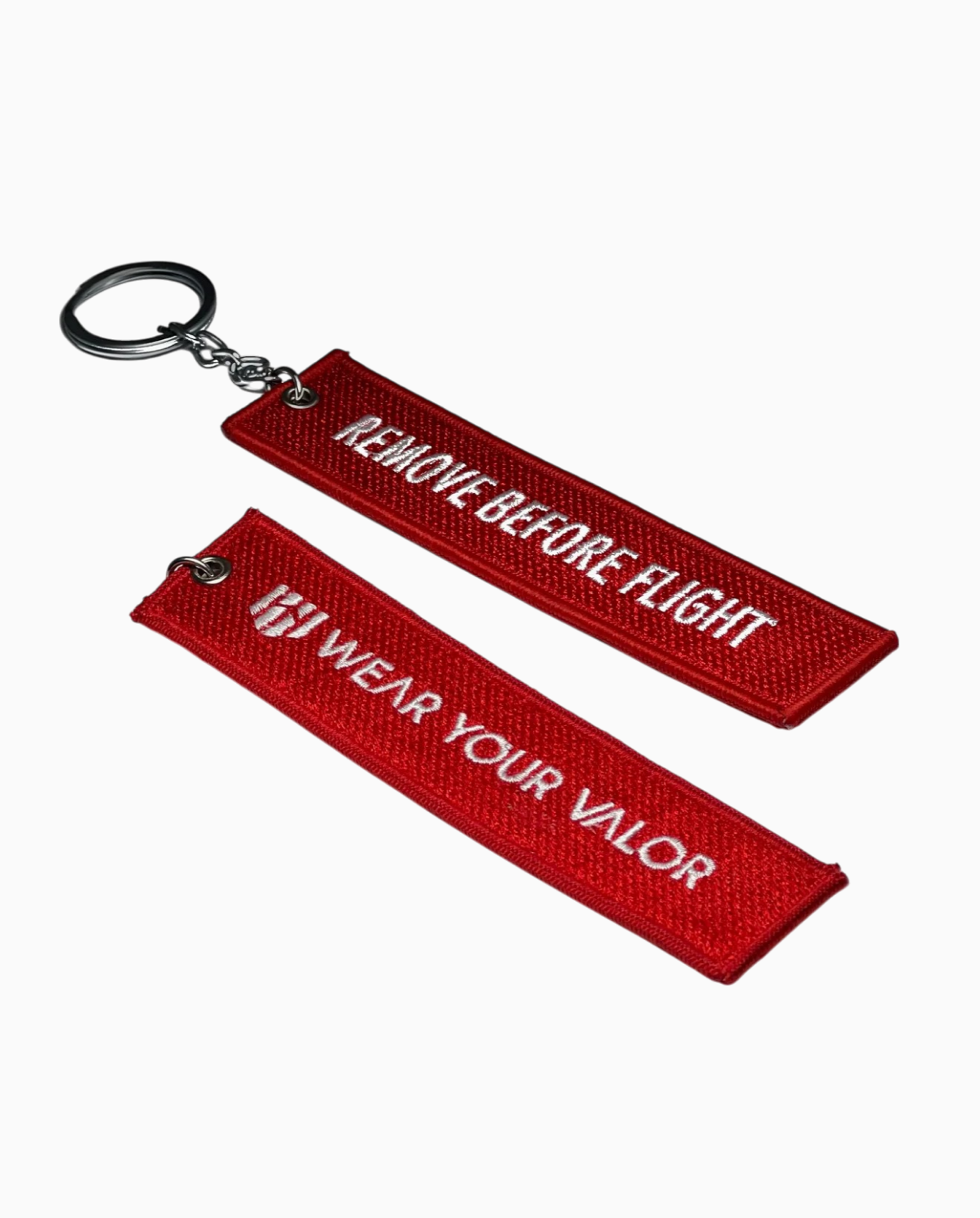 Remove Before Flight Pilot Embroidery Keychain