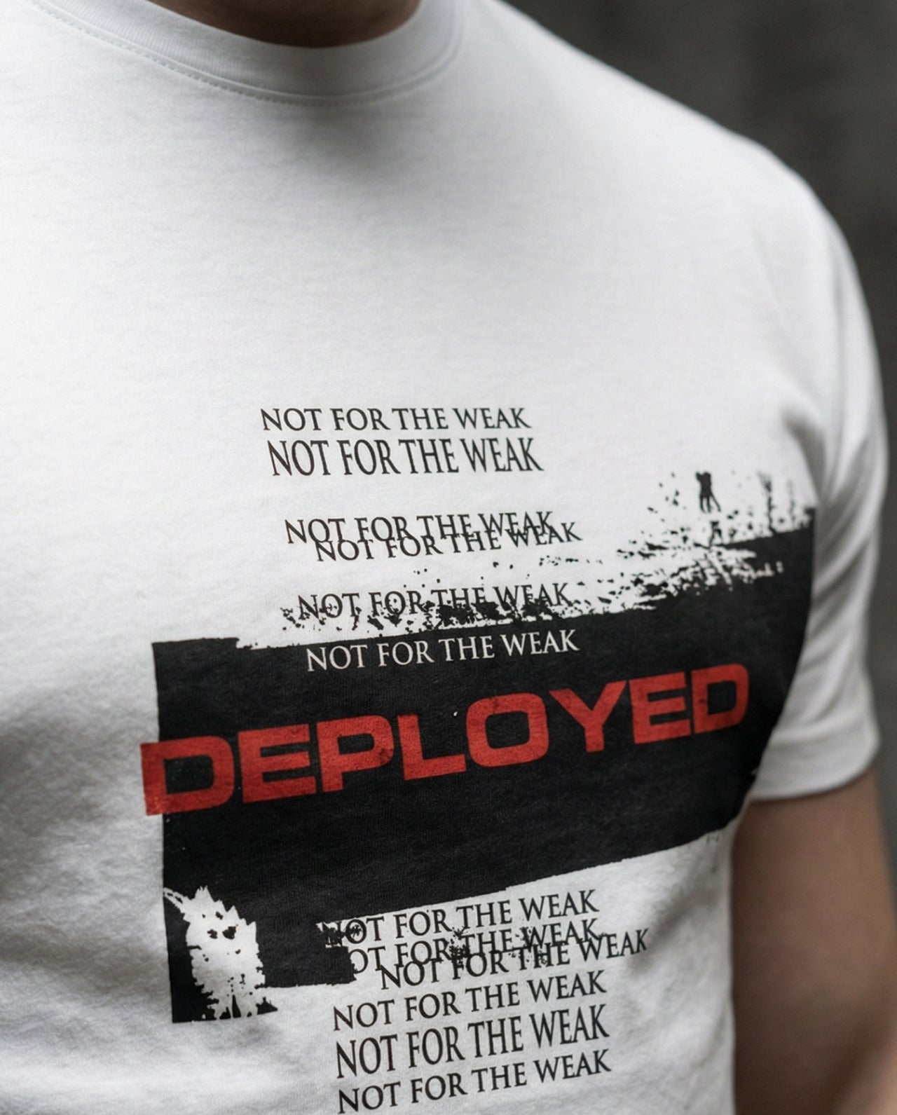 NOT FOR THE WEAK Signature LuxeSoft Cotton T-Shirt