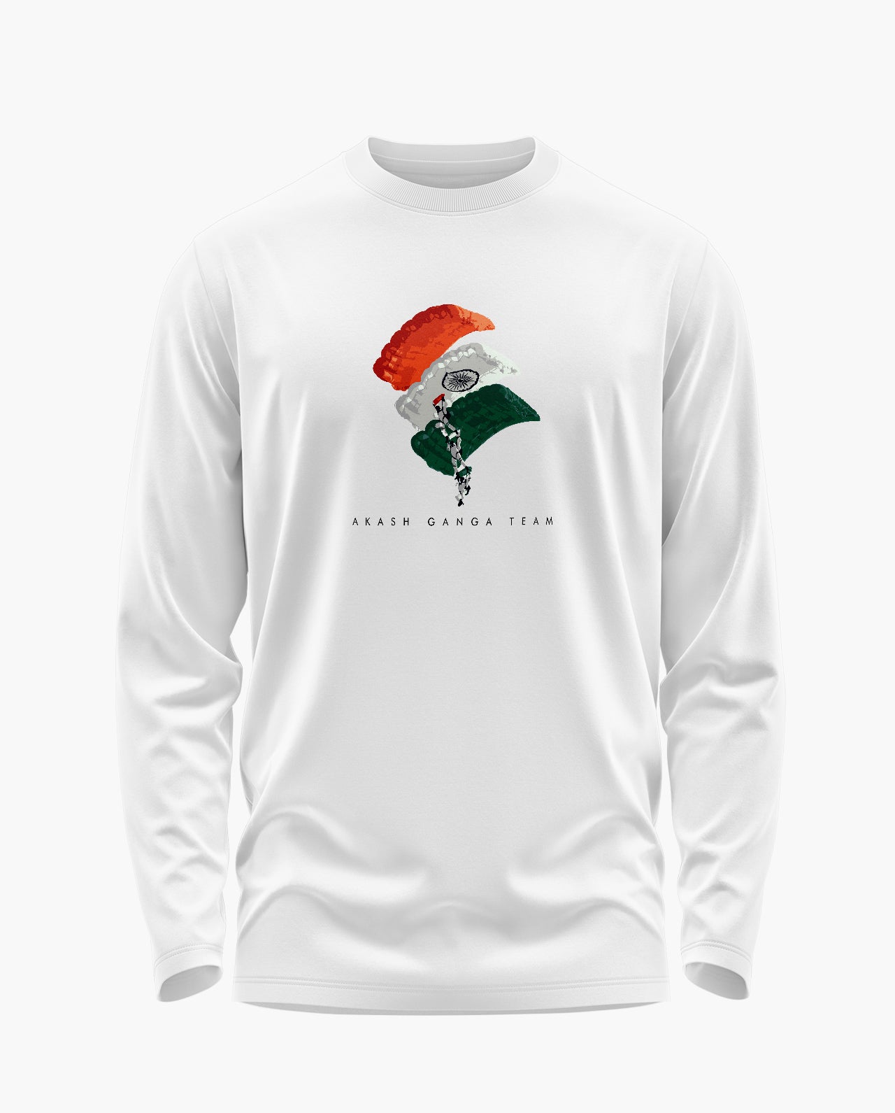 Akash Ganga Signature Luxesoft Cotton Full Sleeve T-Shirt