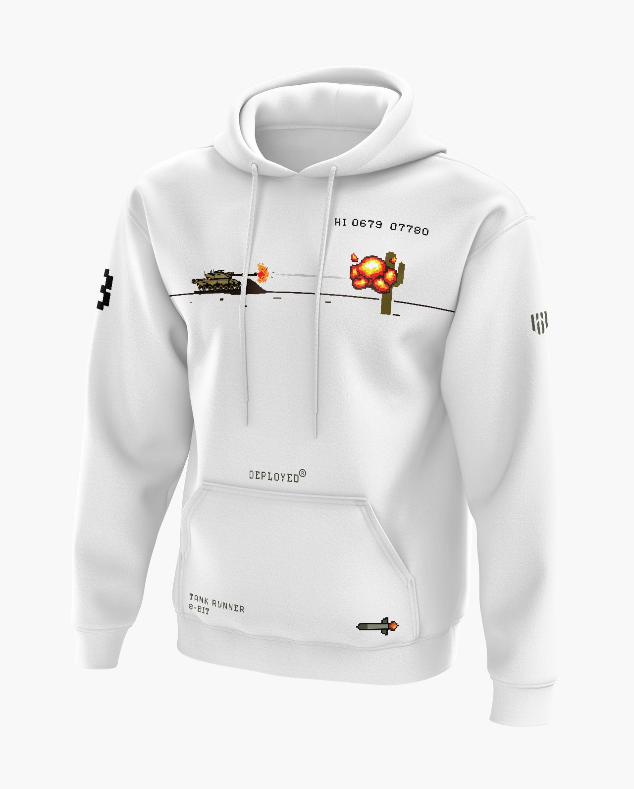 Tank Runner 8-bit Hoodie