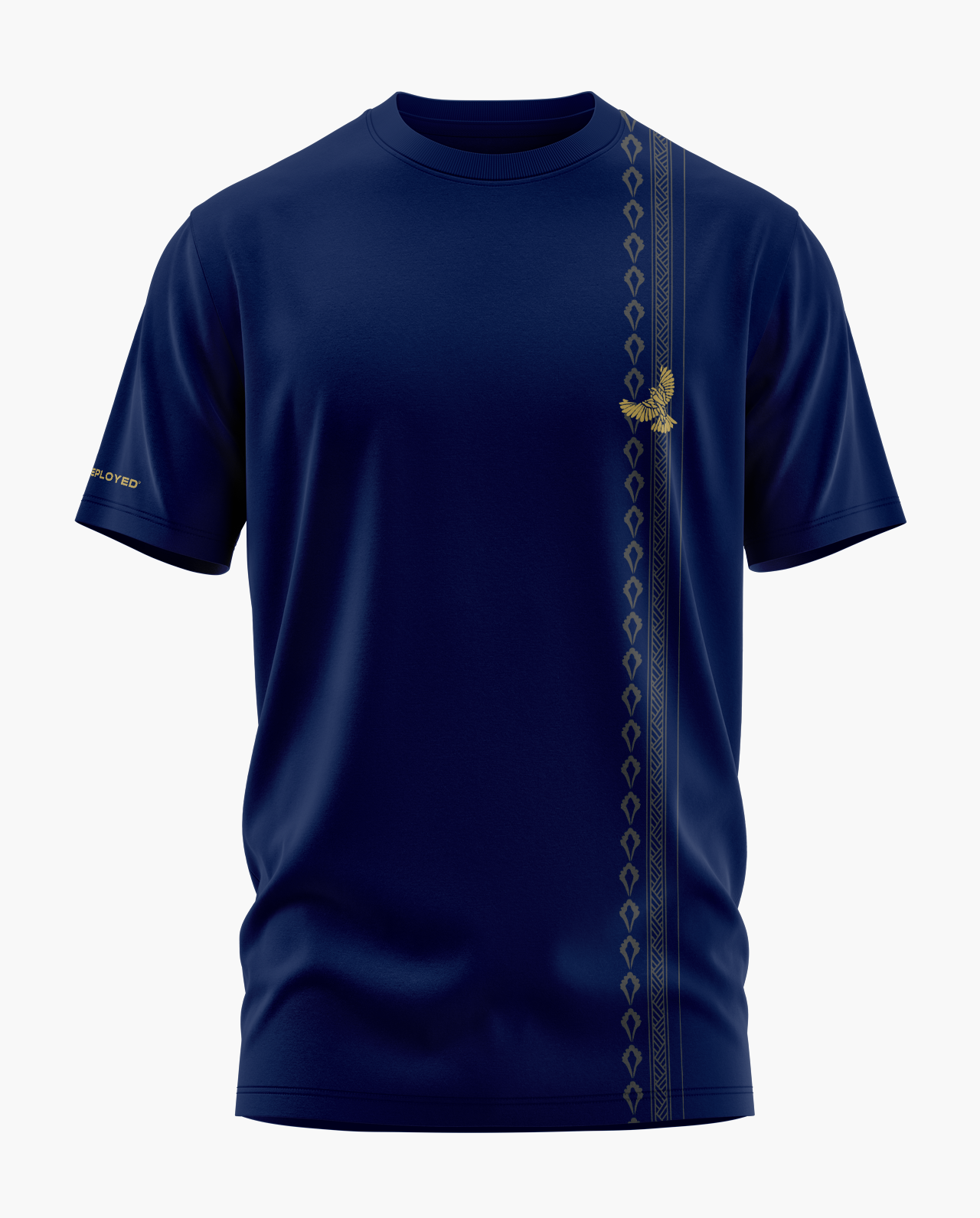 Deployed Bharat Crest Signature LuxeSoft Cotton T-Shirt