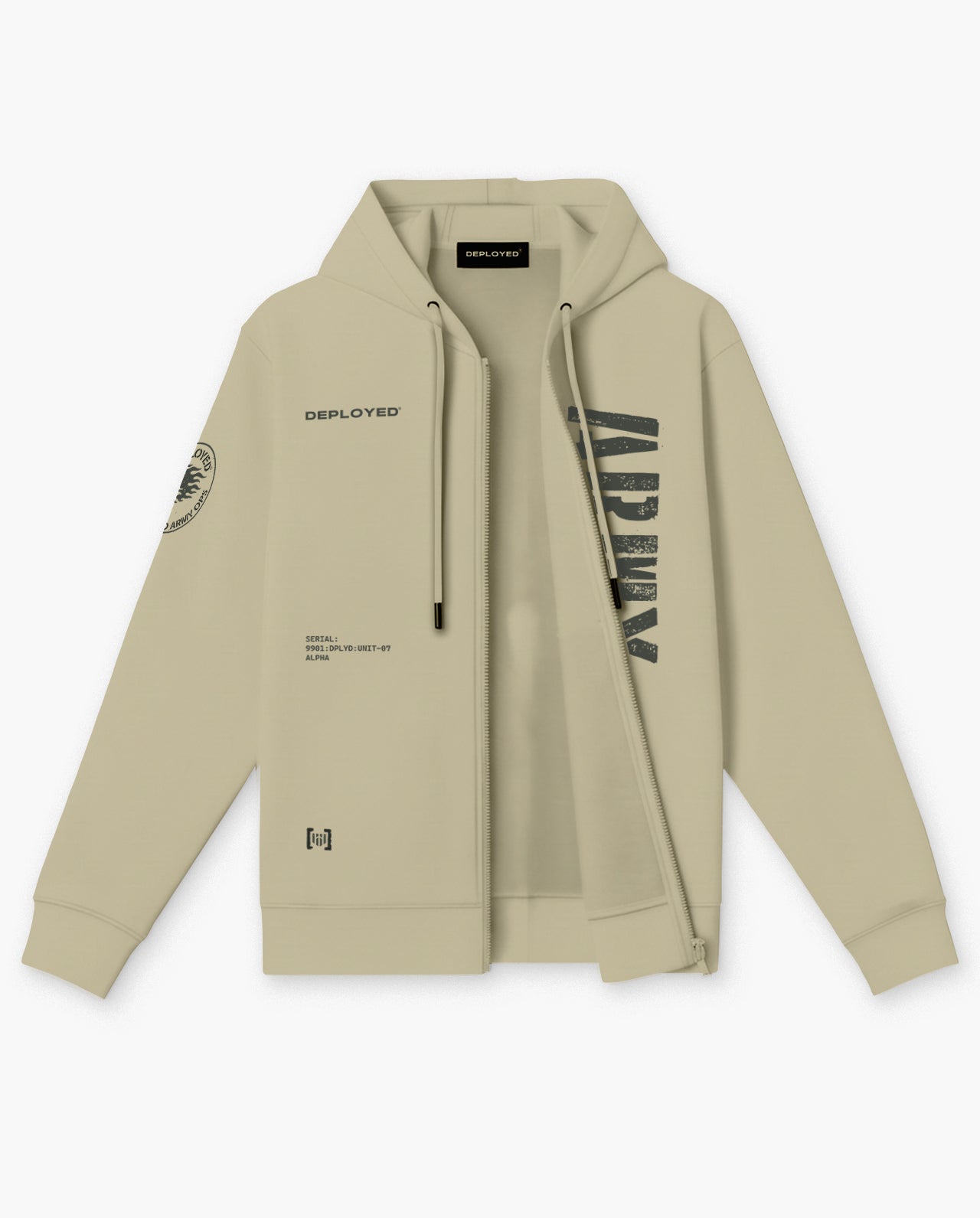 Deployed Army Unit-07 Zipper Hoodie