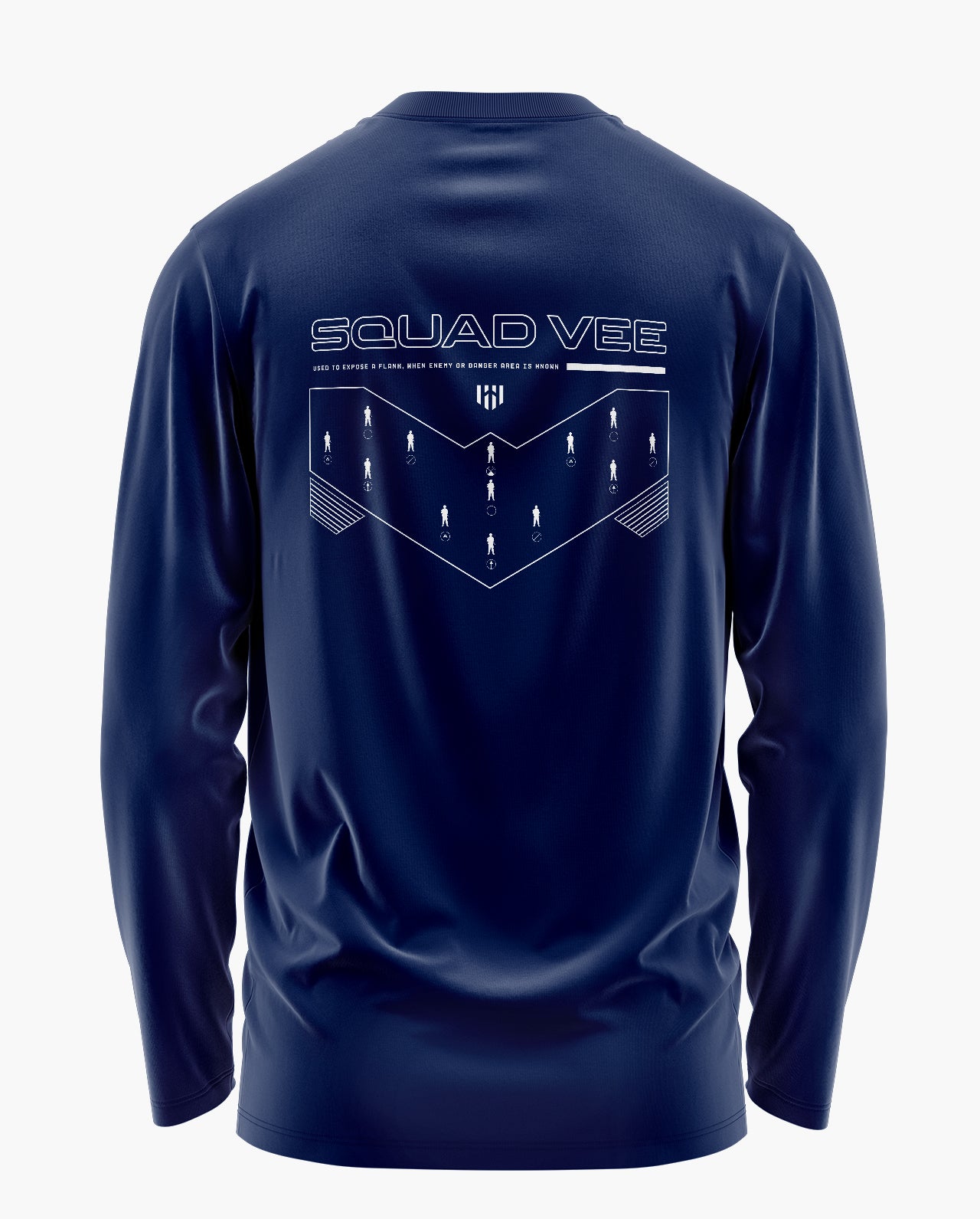 Squad Vee Signature Luxesoft Cotton Full Sleeve T-Shirt