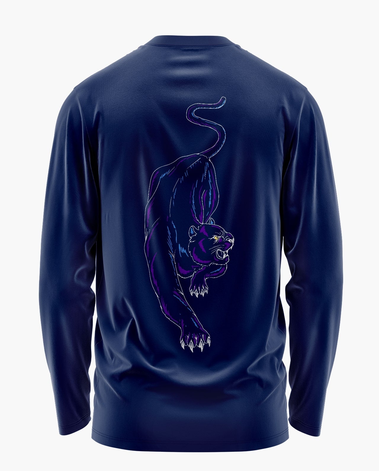 37 Black Panther Signature Luxesoft Cotton Full Sleeve T-Shirt