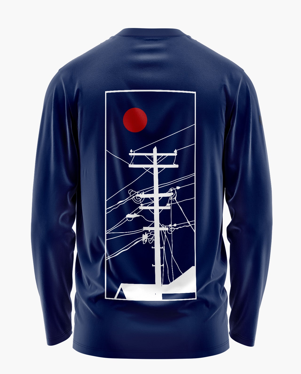 Crimson Horizon Signature Luxesoft Cotton Full Sleeve T-Shirt