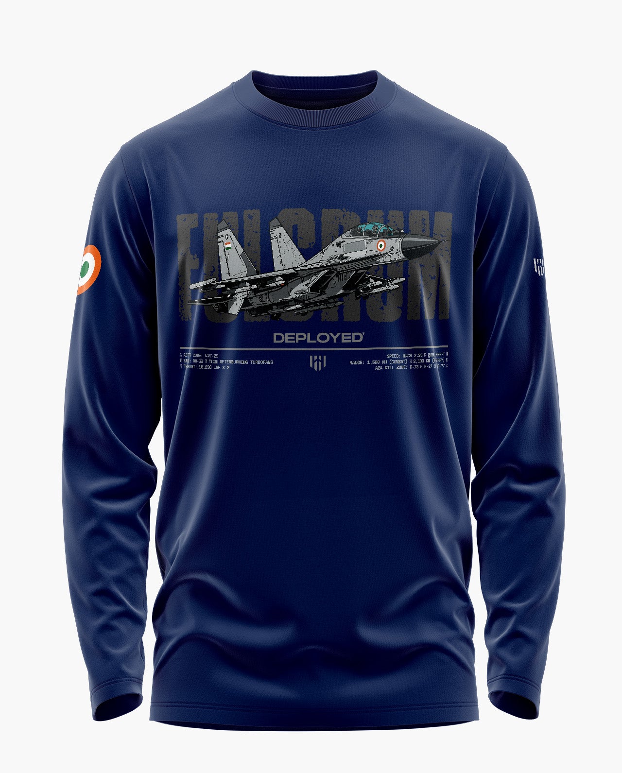 Fighting Fulcrum Signature Luxesoft Cotton Full Sleeve T-Shirt