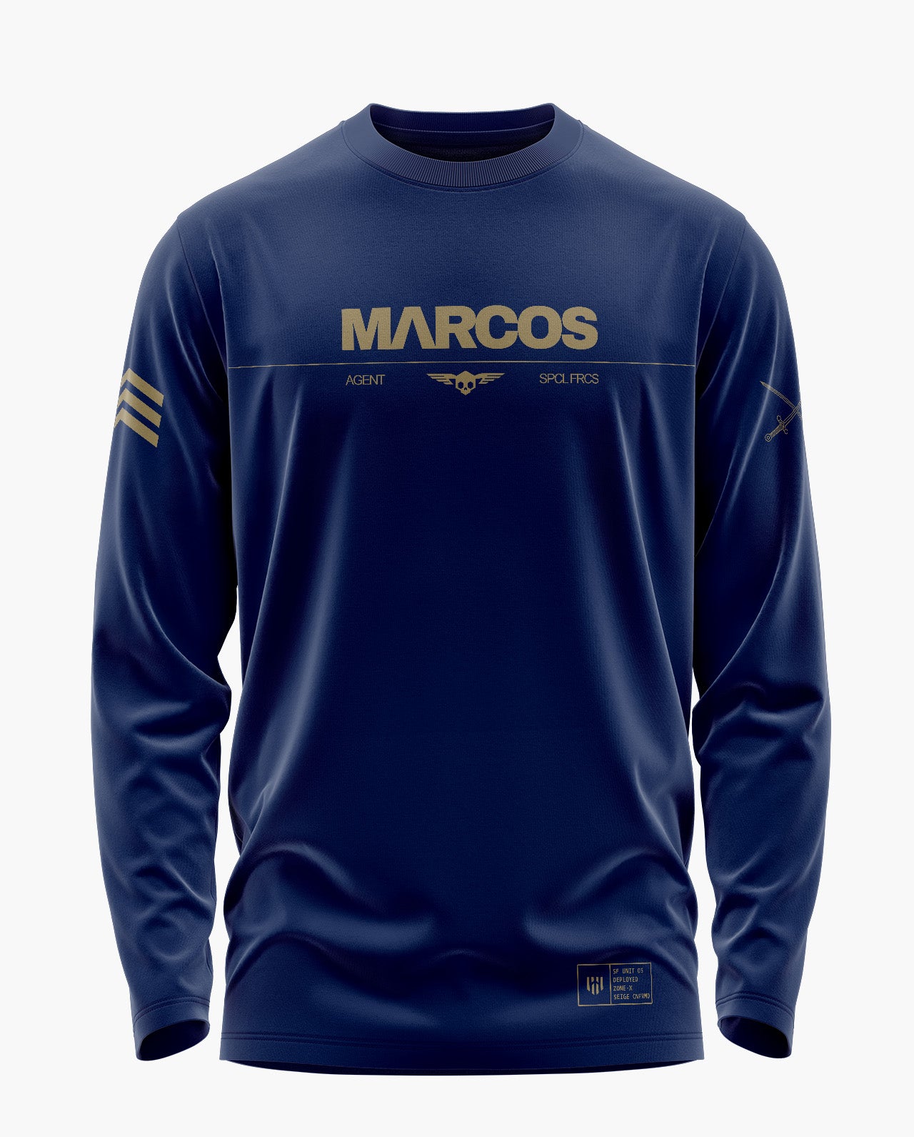 Marcos Special Agent Signature Luxesoft Cotton Full Sleeve T-Shirt