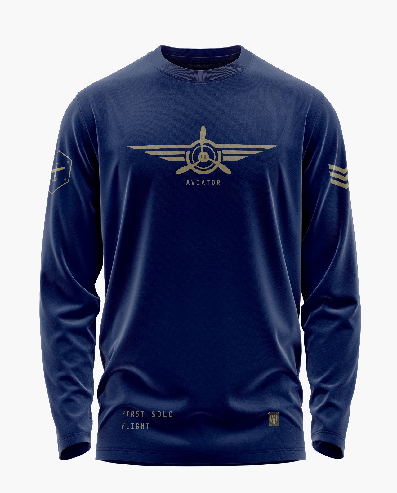 Aviator'S Pride Signature Luxesoft Cotton Full Sleeve T-Shirt