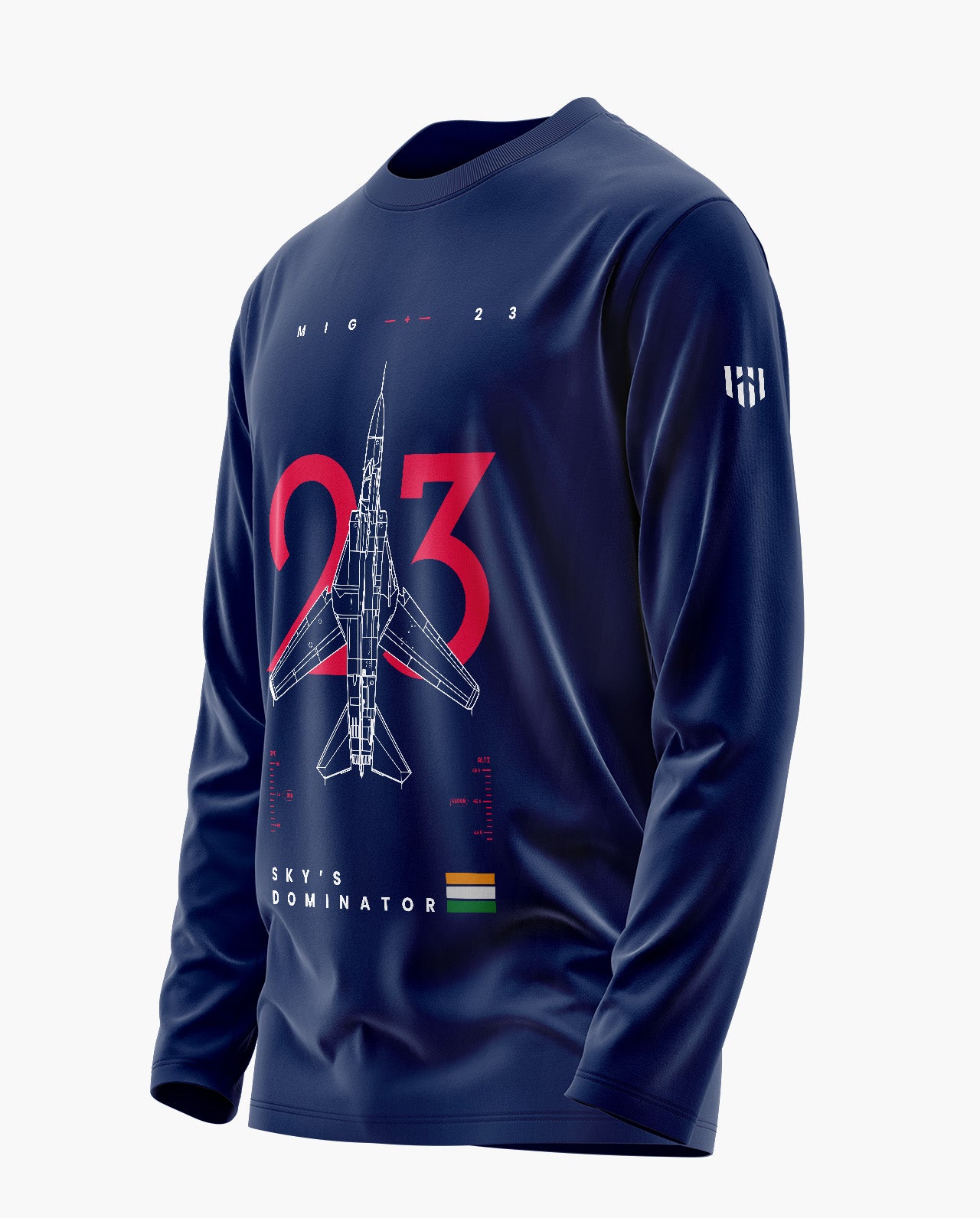 Mig-23 Signature Luxesoft Cotton Full Sleeve T-Shirt