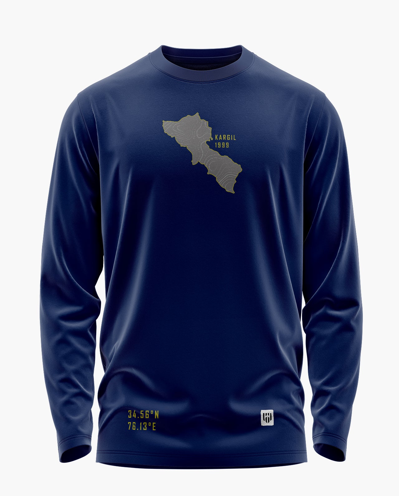 Map Of Valor Kargil Edition Signature Luxesoft Cotton Full Sleeve T-Shirt