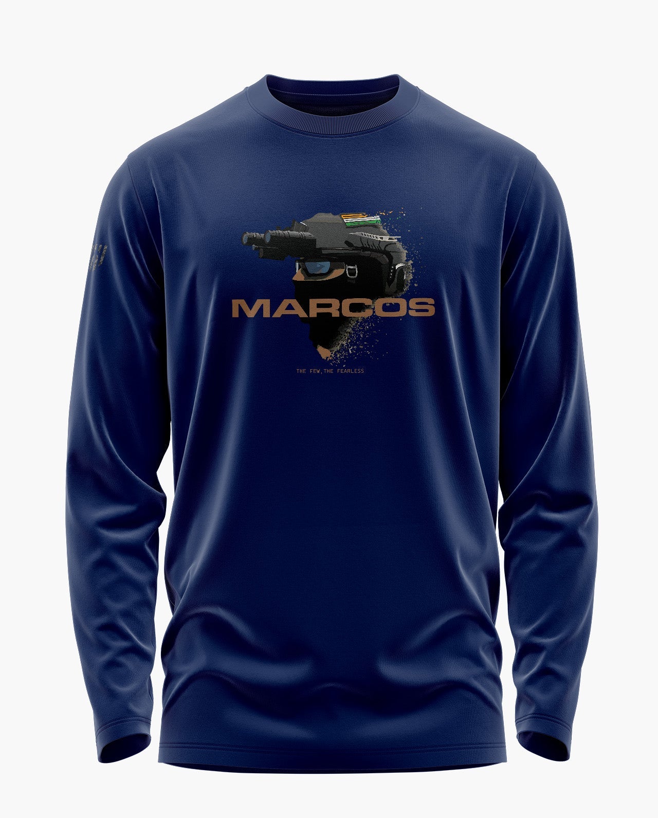 Marcos Combat Signature Luxesoft Cotton Full Sleeve T-Shirt - CS