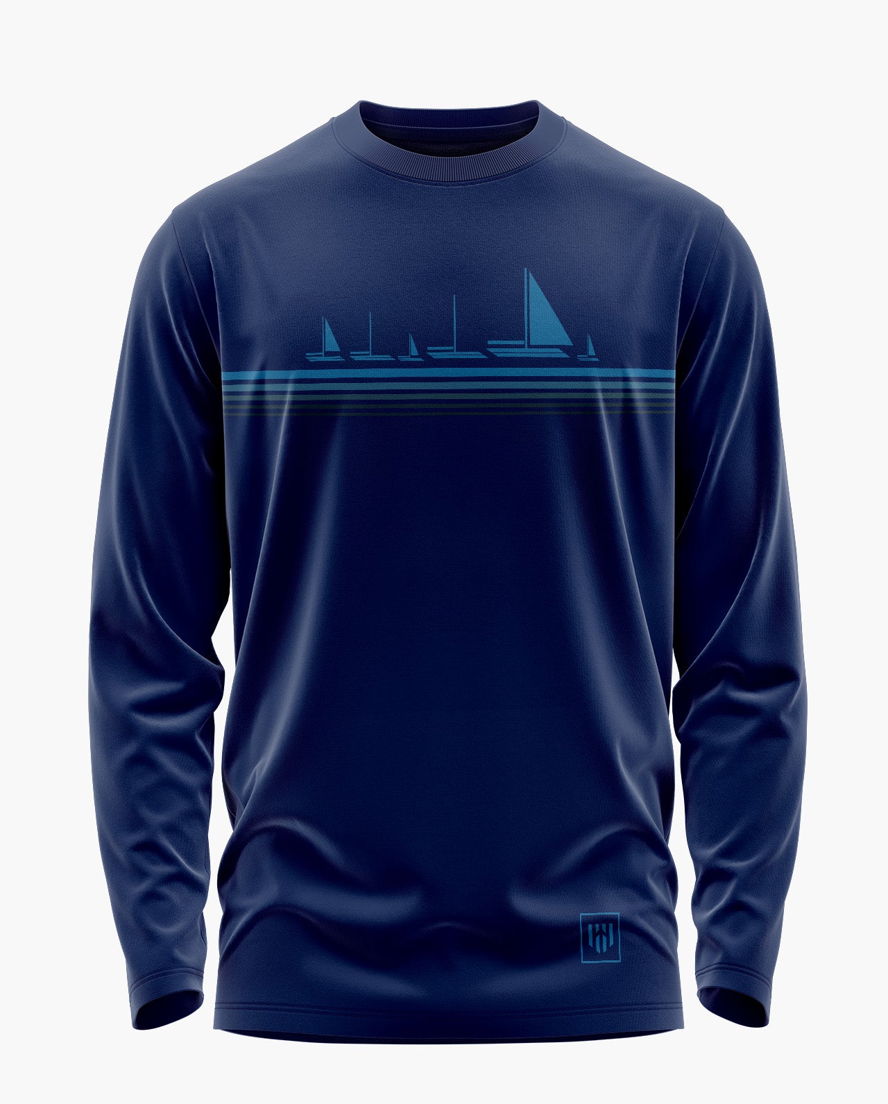 Nautical Horizon Signature Luxesoft Cotton Full Sleeve T-Shirt