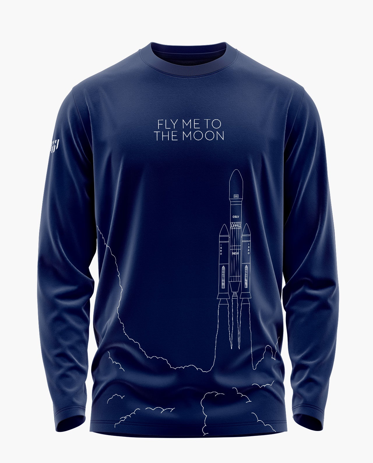 Fly Me To The Moon Signature Luxesoft Cotton Full Sleeve T-Shirt
