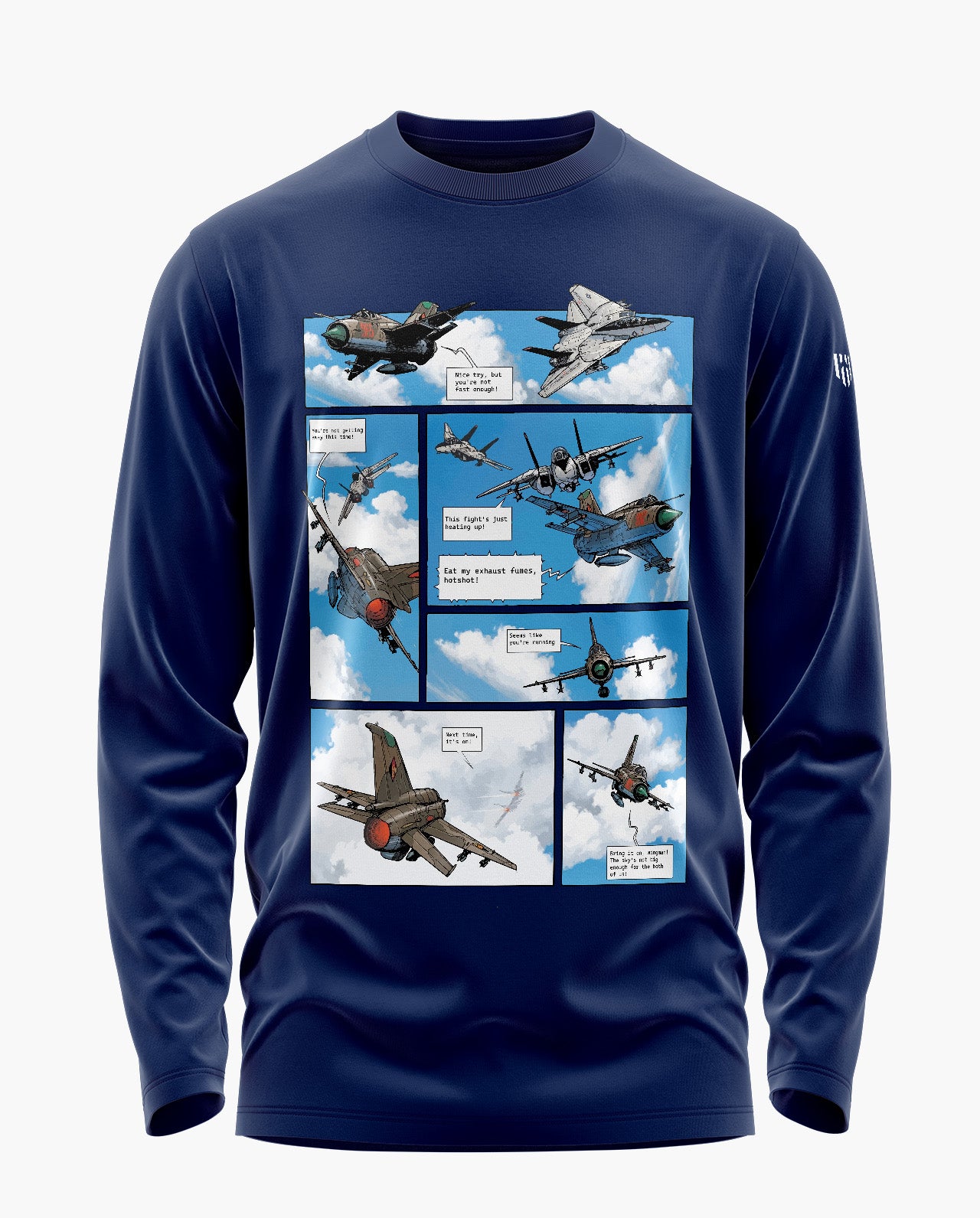 Dogfight Action Signature Luxesoft Cotton Full Sleeve T-Shirt