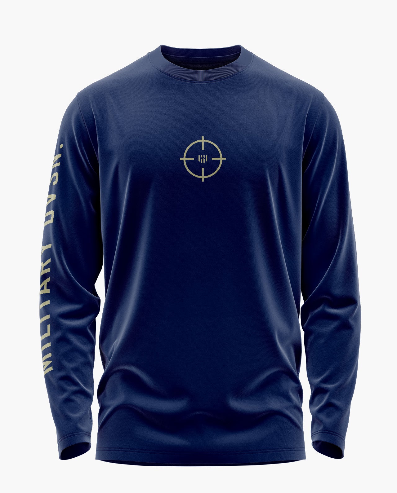 Deployed Military Division Signature Luxesoft Cotton Full Sleeve T-Shirt