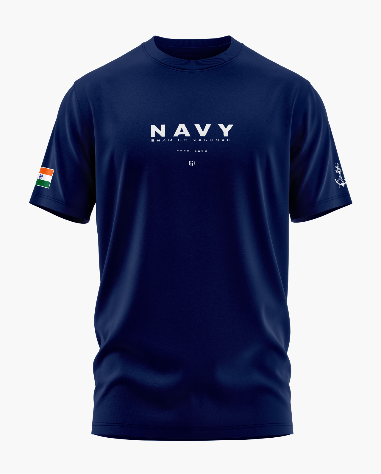 NAVY ORIGIN Signature LuxeSoft Cotton T-Shirt - CS