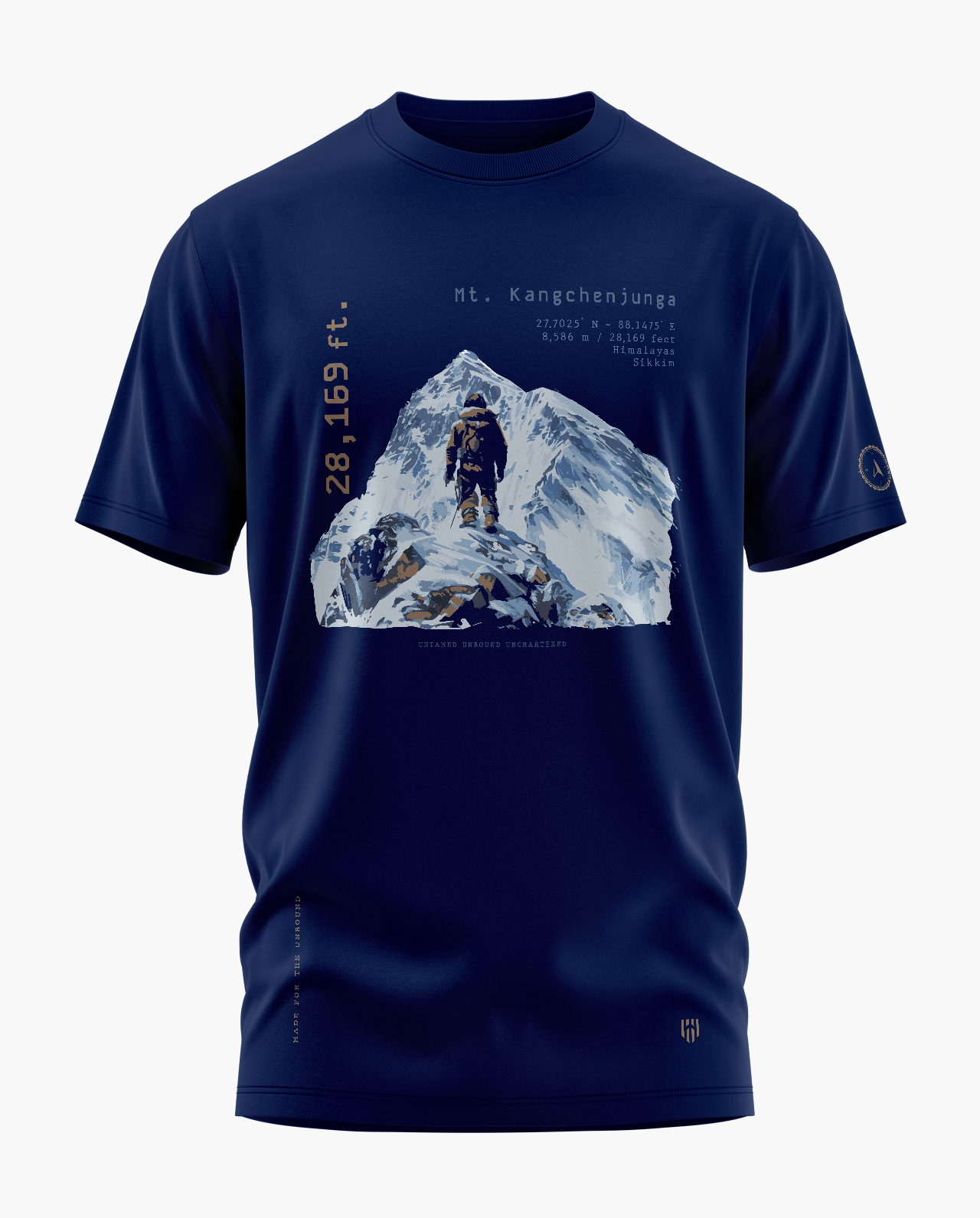 Kangchenjunga Scale Signature LuxeSoft Cotton T-Shirt
