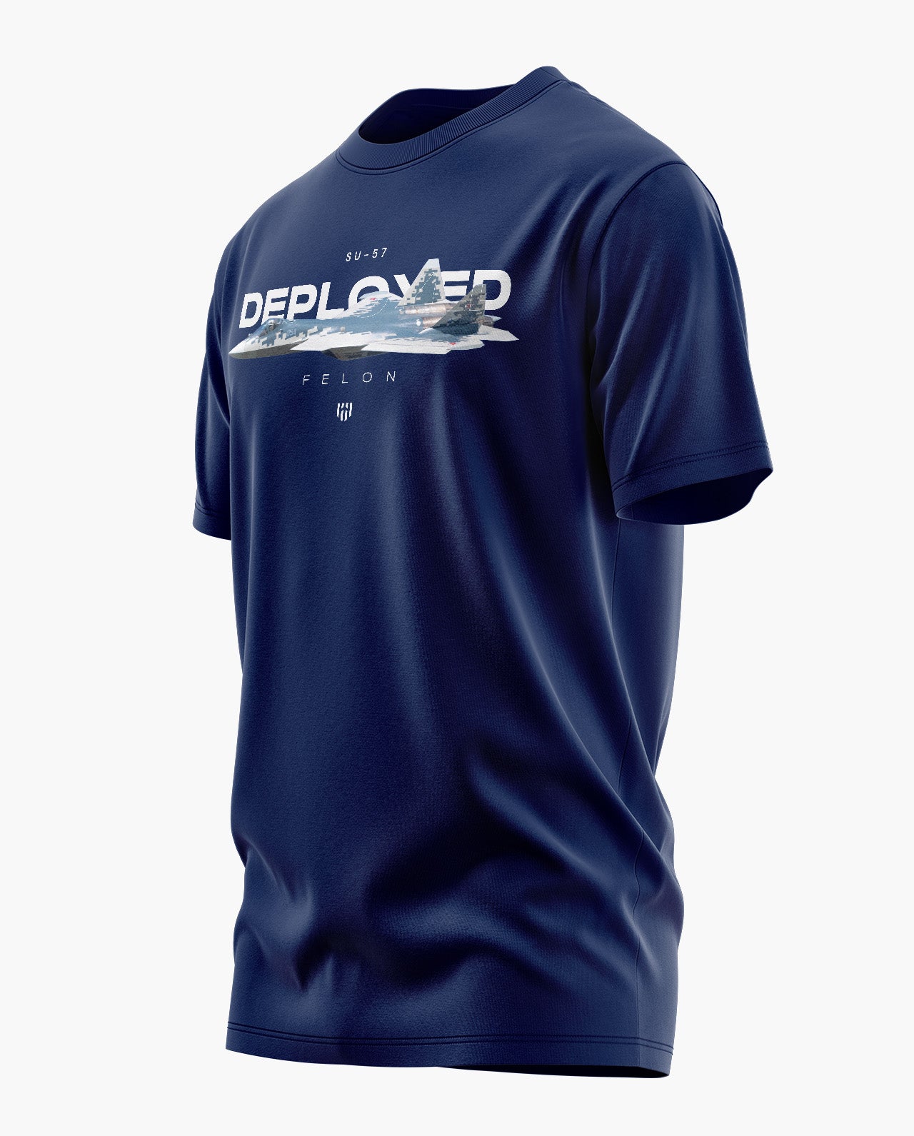 The SU-57 Deployed Signature LuxeSoft Cotton T-Shirt