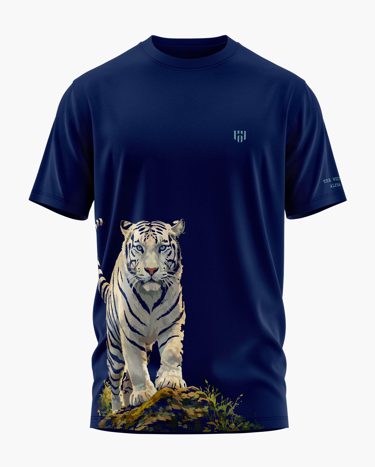 The White Alpha LuxeSoft Cotton T-Shirt