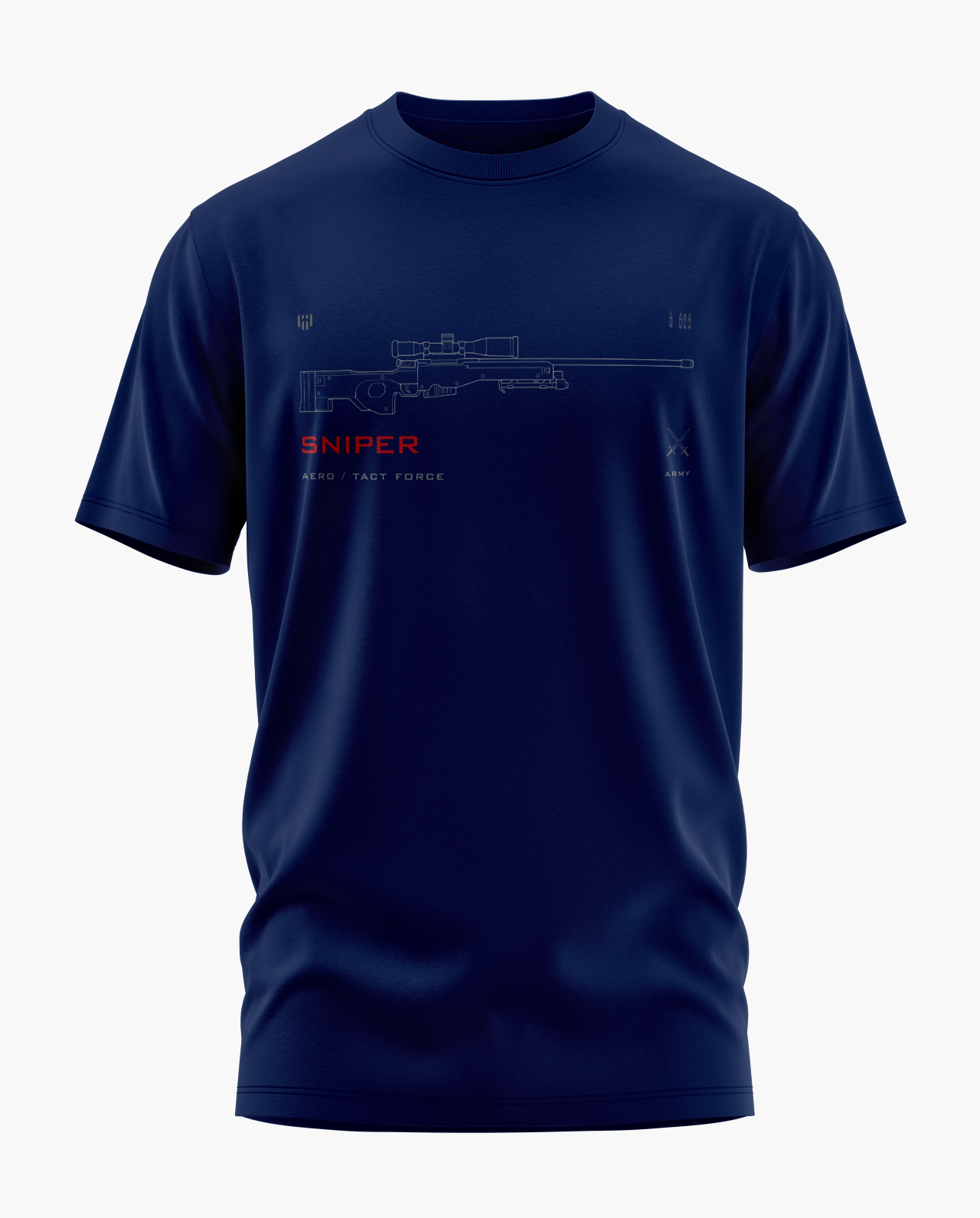 Deployed SNIPER Signature LuxeSoft Cotton T-Shirt