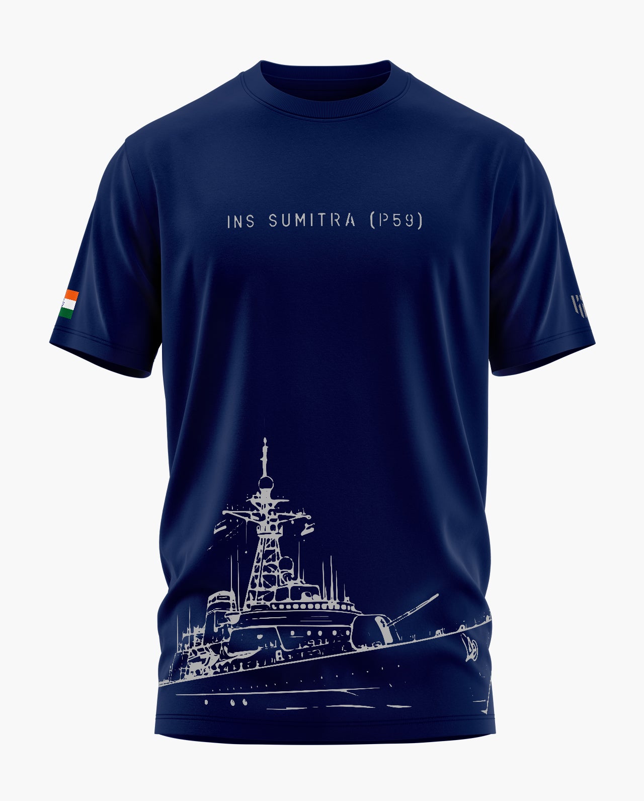 INS Sumitra Signature LuxeSoft Cotton T-Shirt