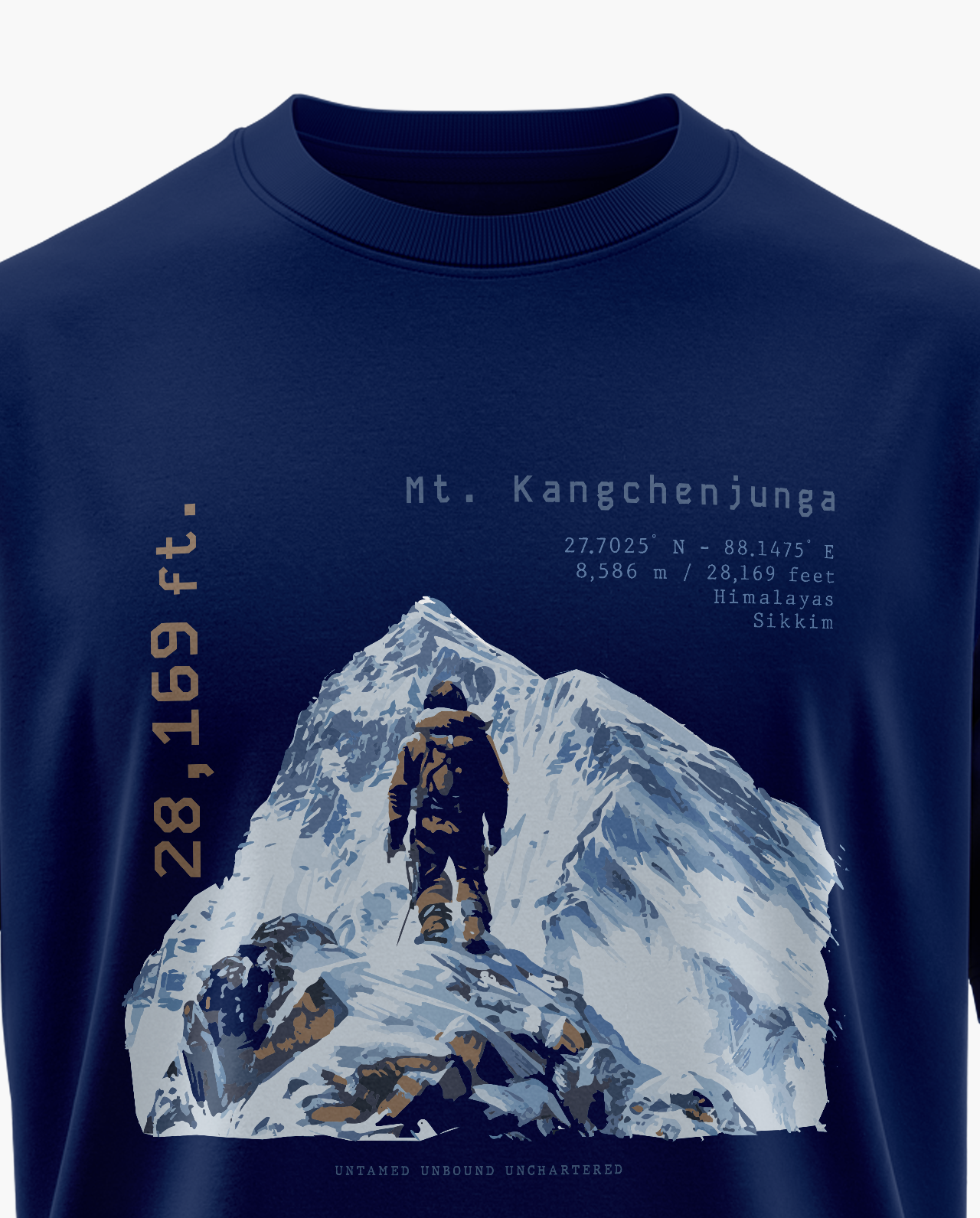 Kangchenjunga Scale Signature LuxeSoft Cotton T-Shirt