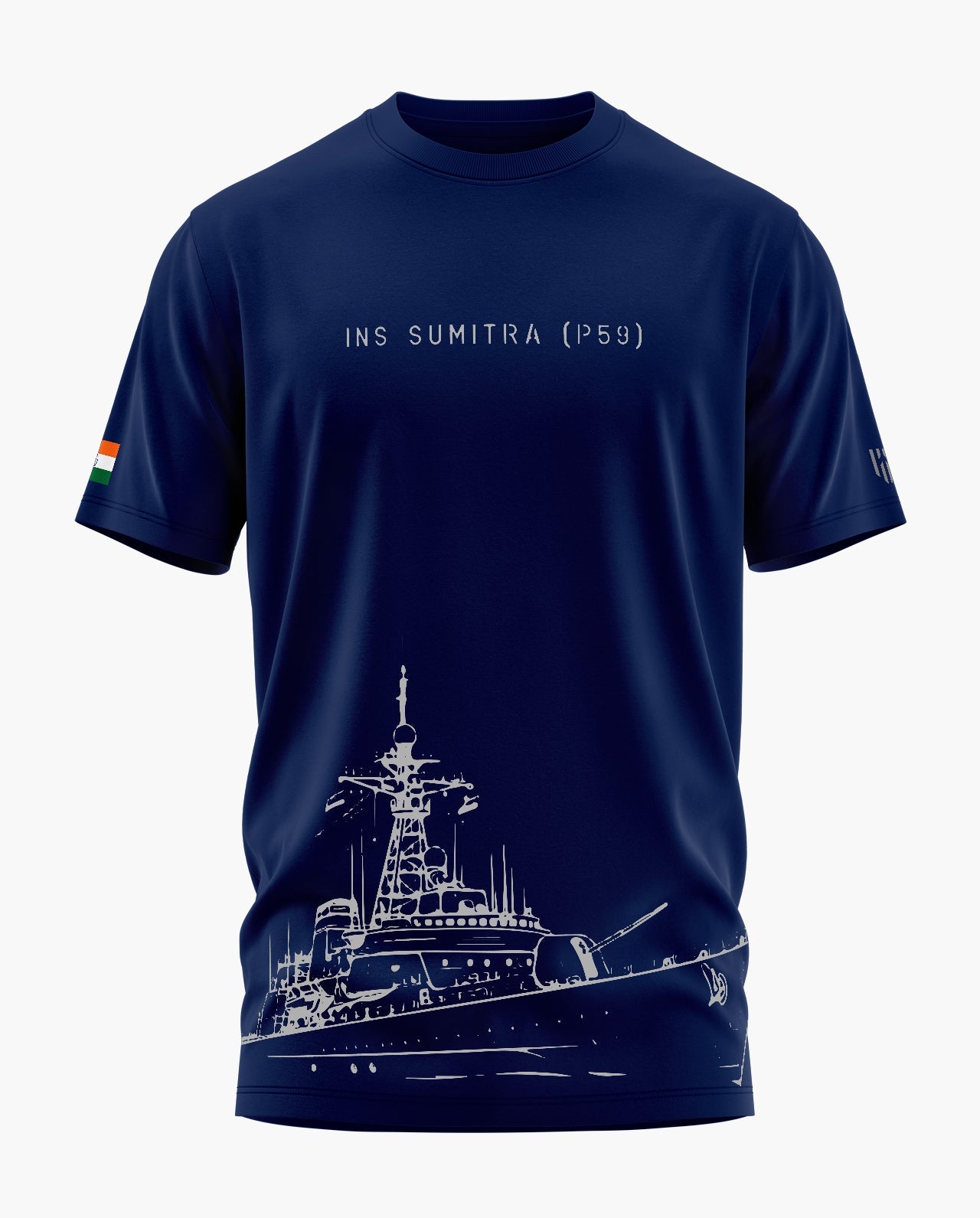 INS Sumitra Signature LuxeSoft Cotton T-Shirt - CS