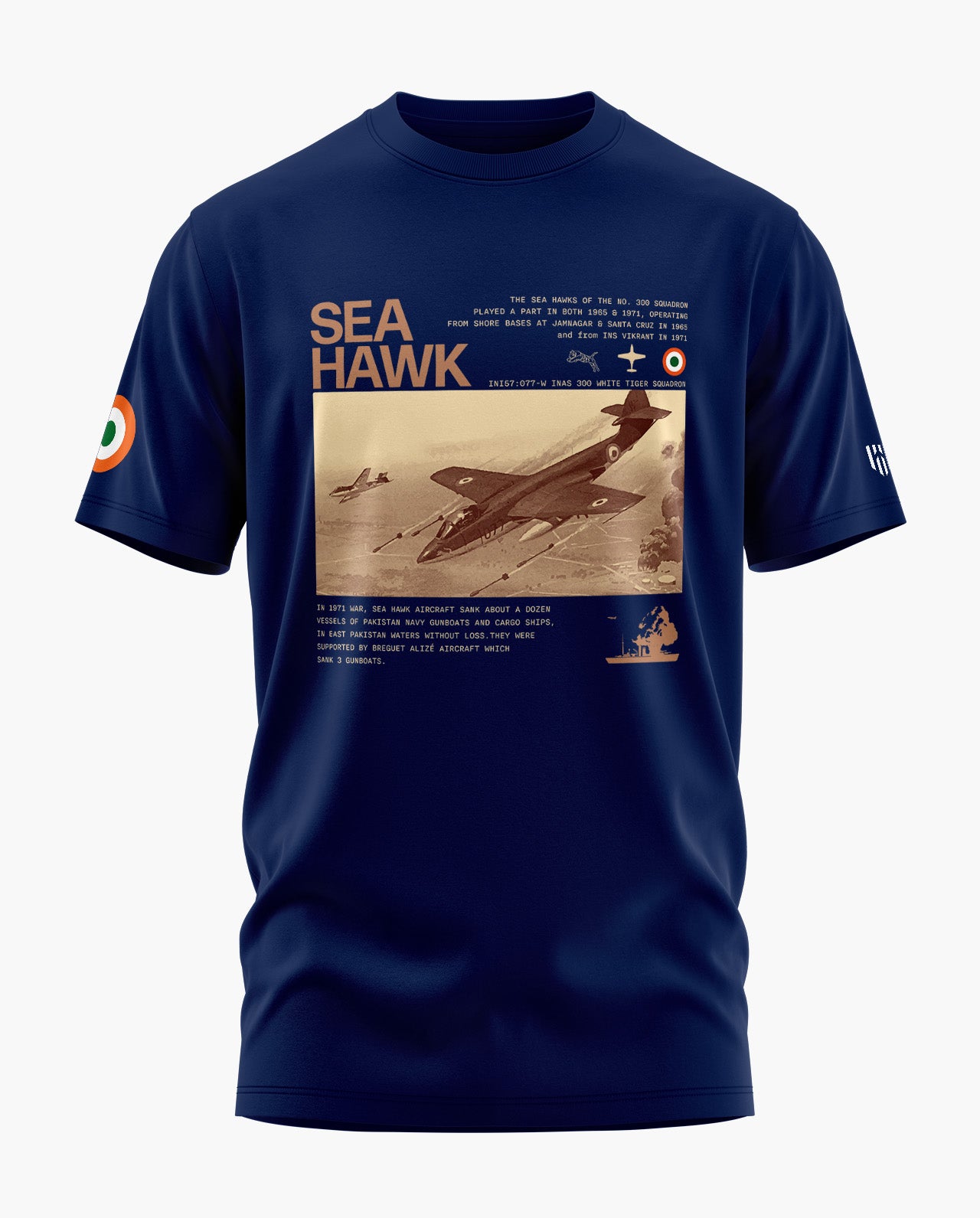 SEA HAWK HERITAGE Signature LuxeSoft Cotton T-Shirt