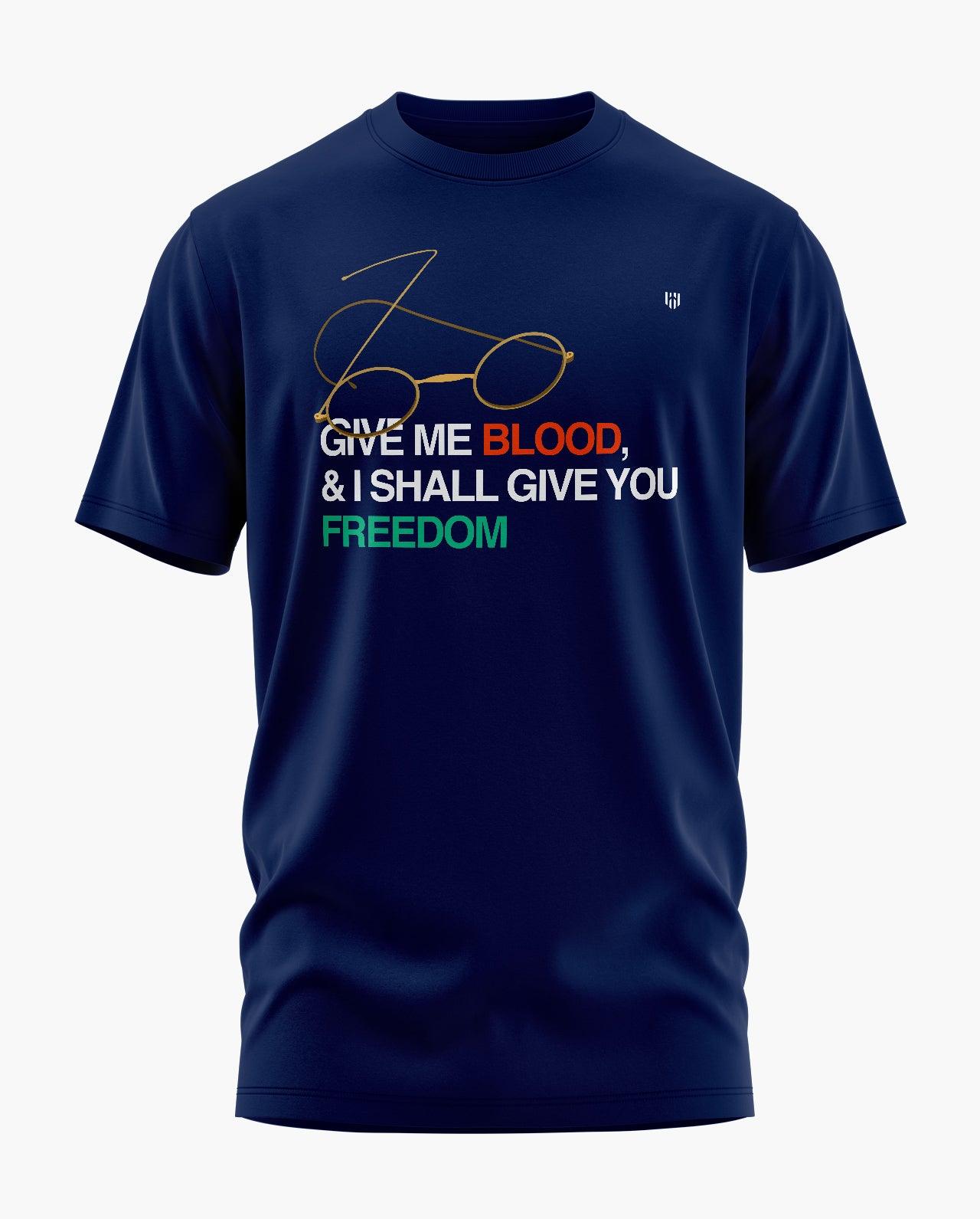 Netaji Quote T-Shirt - Aero Armour