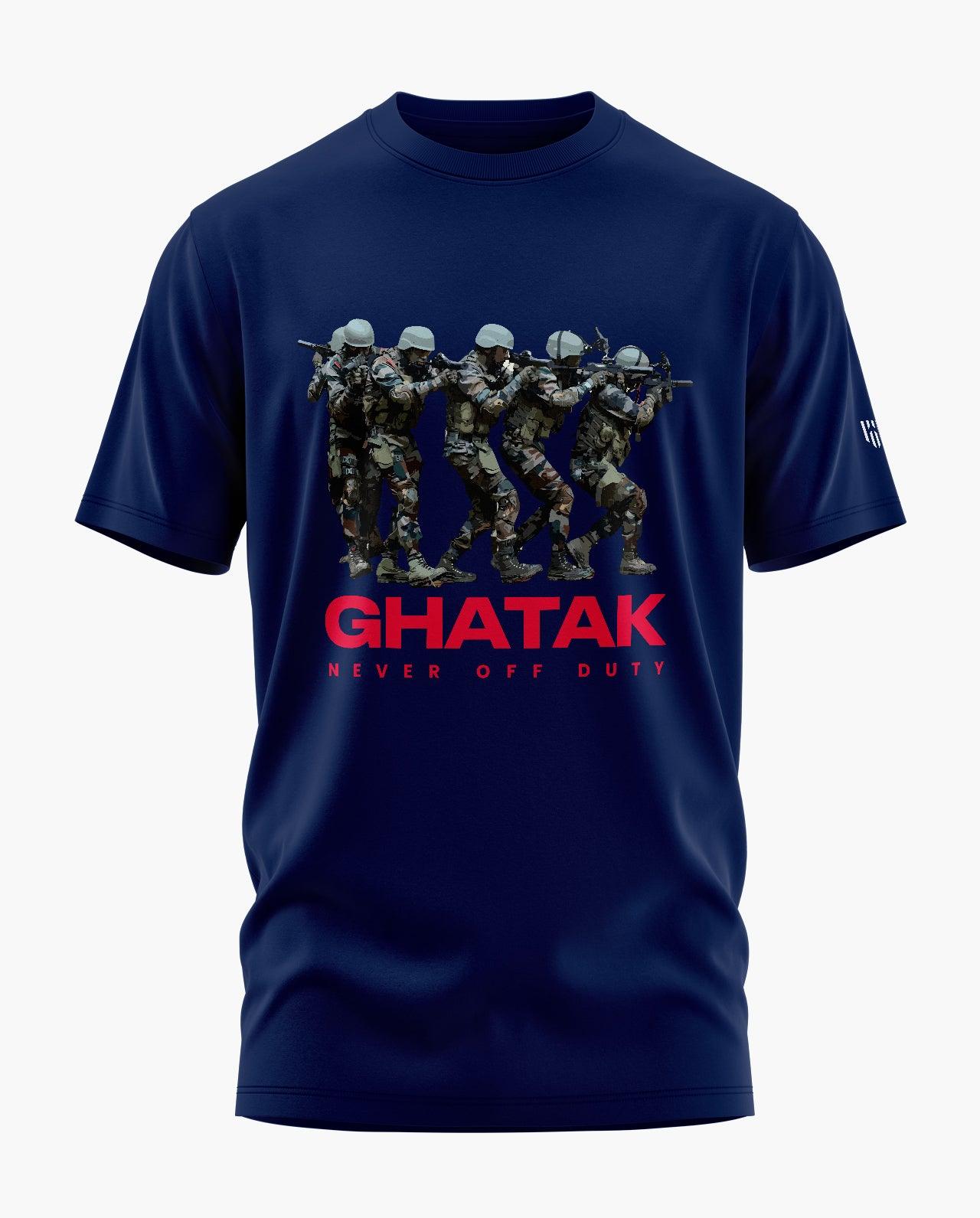 Ghatak Never Off Duty Signature LuxeSoft Cotton T-Shirt - CS