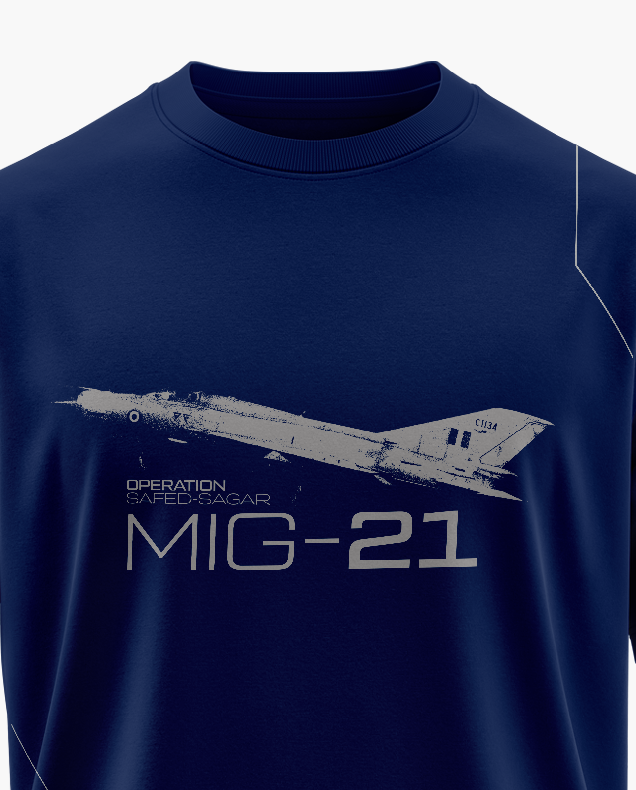 MIG-21 KARGIL 1999 Signature LuxeSoft Cotton T-Shirt