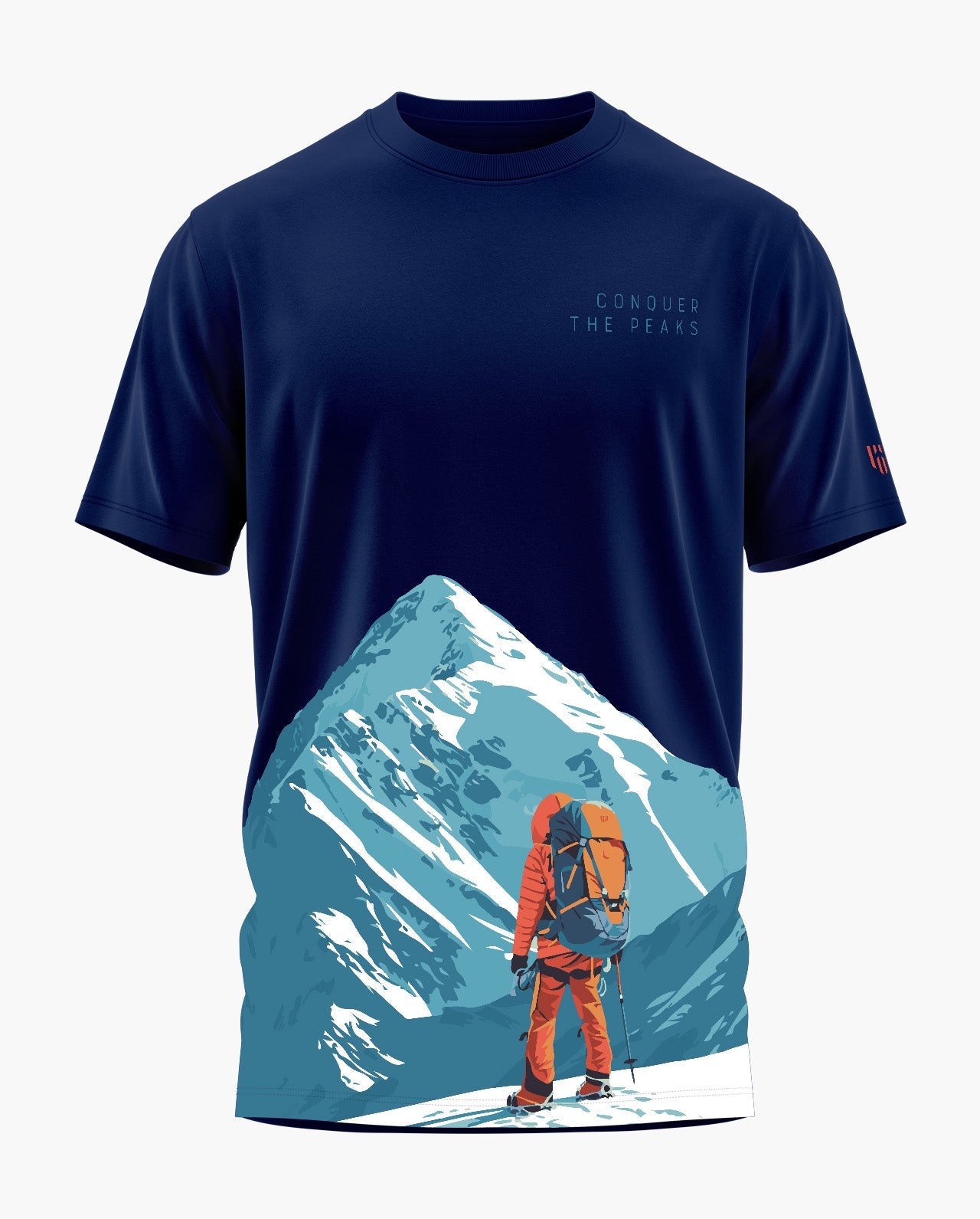 CONQUER THE PEAKS Signature LuxeSoft Cotton T-Shirt