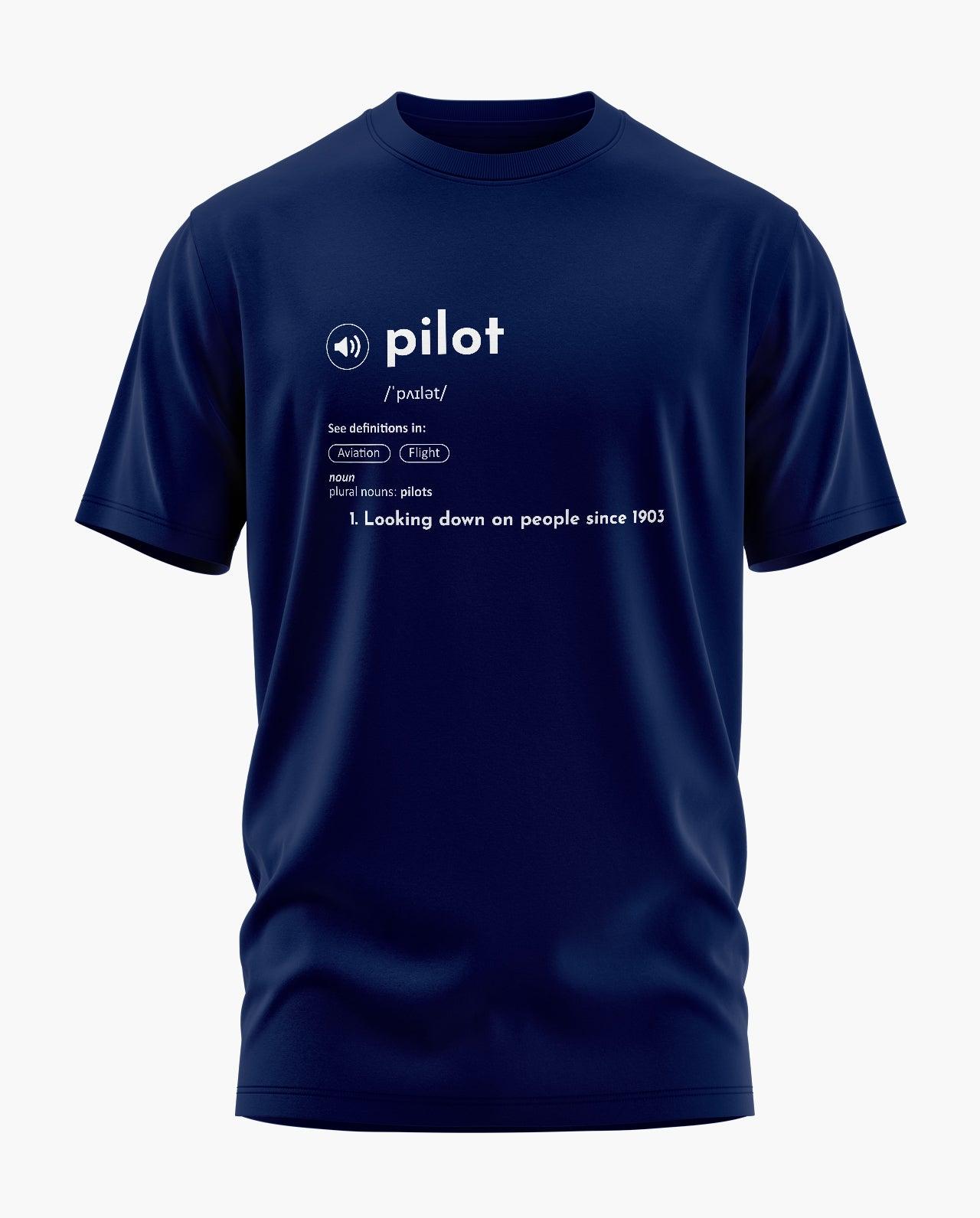 Definition of a Pilot Signature LuxeSoft Cotton T-Shirt
