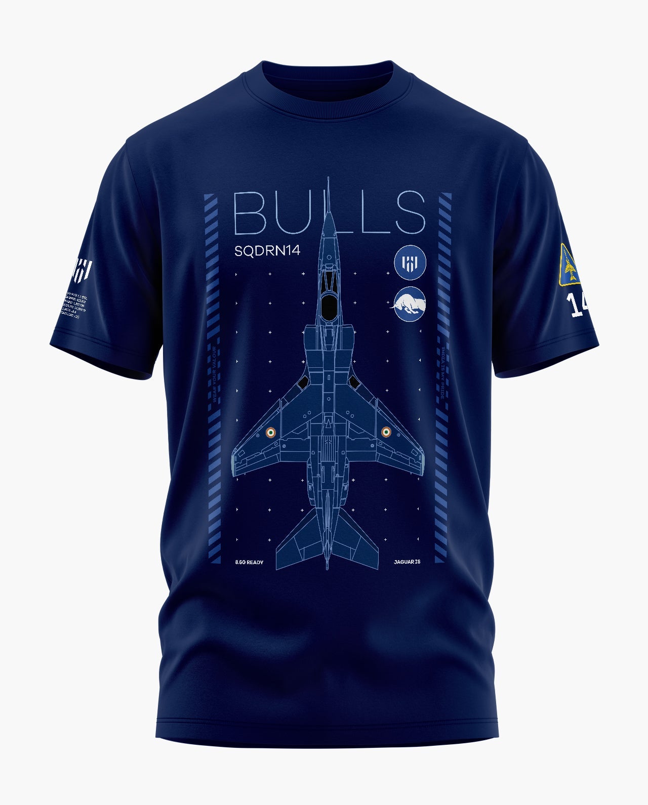 THE BULLS OF IAF Signature LuxeSoft Cotton T-Shirt - CS