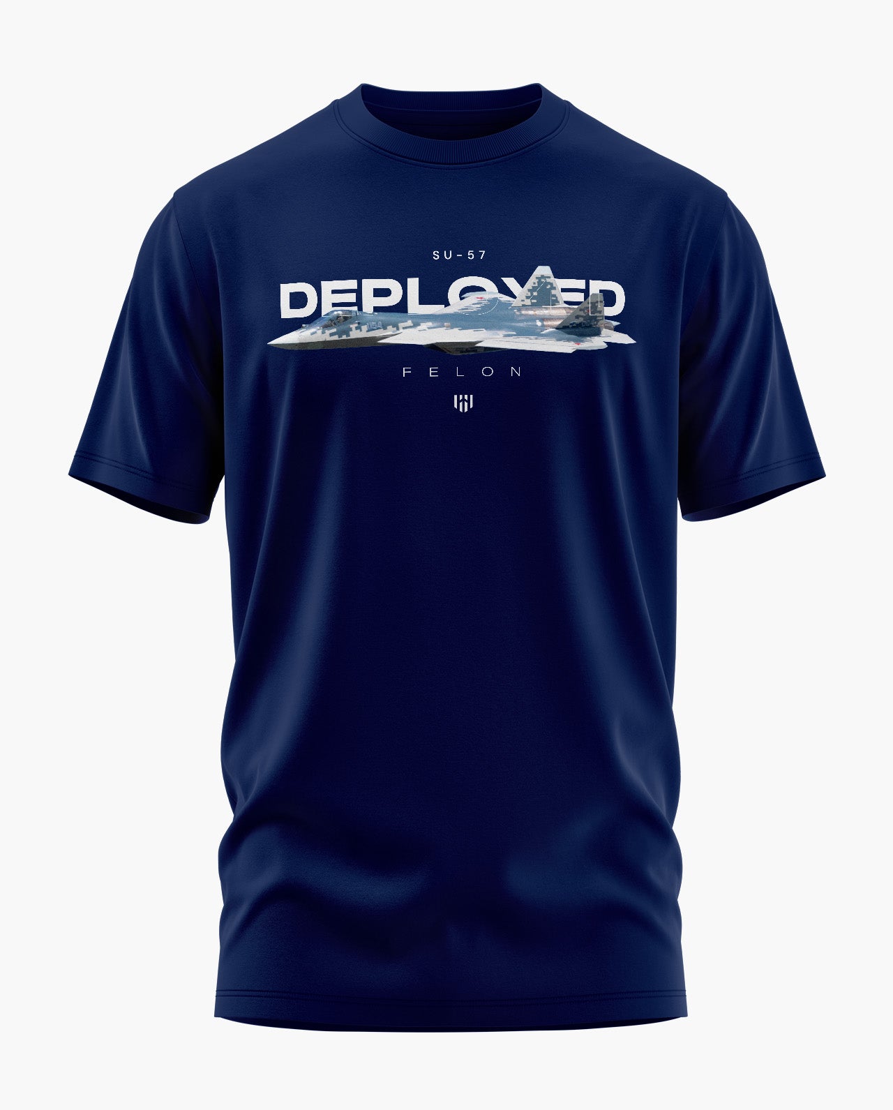 The SU-57 Deployed Signature LuxeSoft Cotton T-Shirt