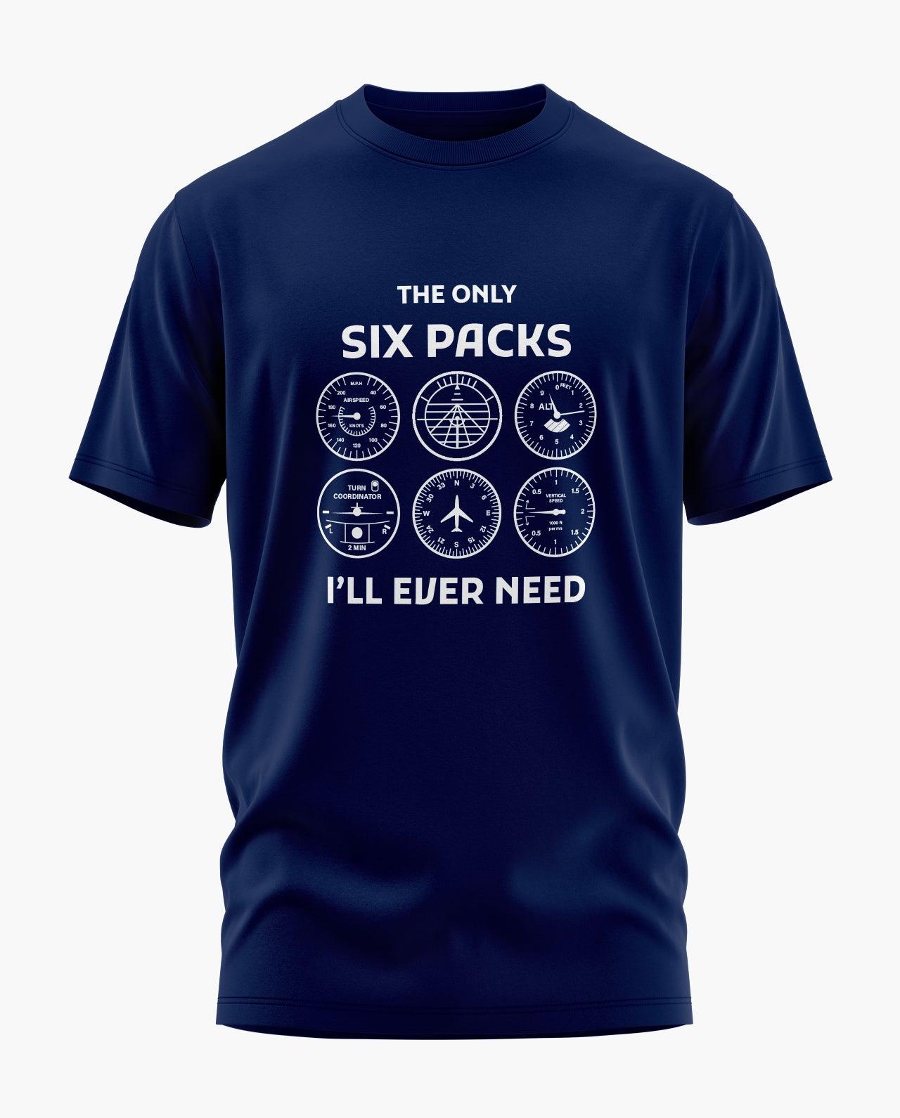 Six Pack Aviation Signature LuxeSoft Cotton T-Shirt