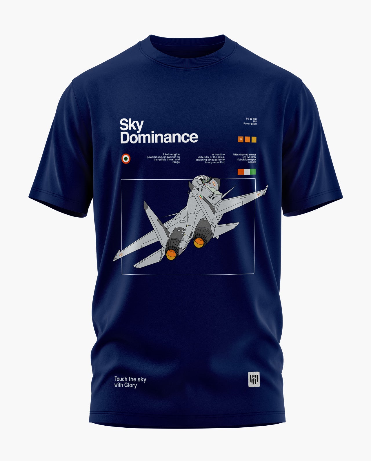 SU-30 MKI- SKY DOMINANCE Signature LuxeSoft Cotton T-Shirt