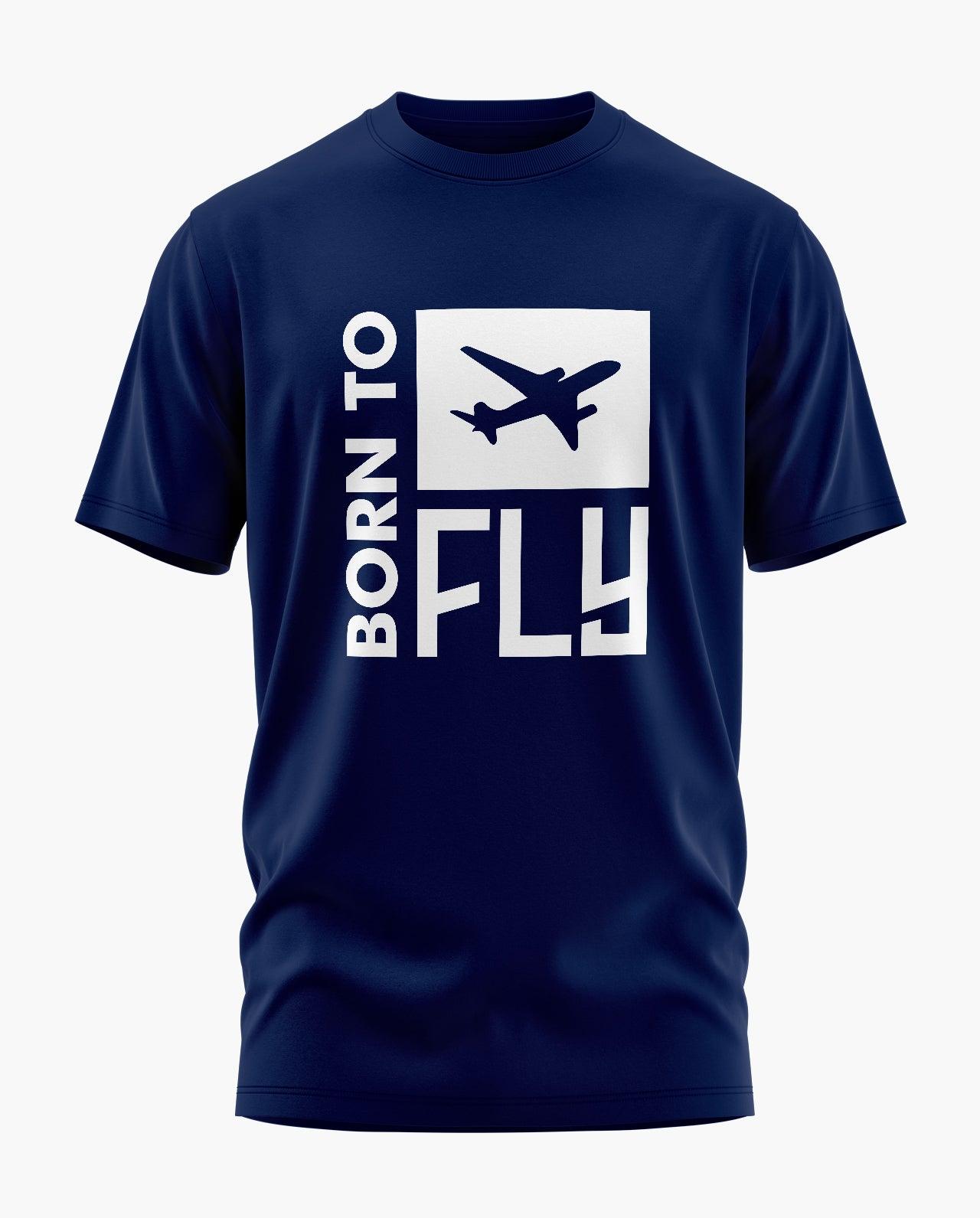 Born To Fly Pilot Signature LuxeSoft Cotton T-Shirt - CS