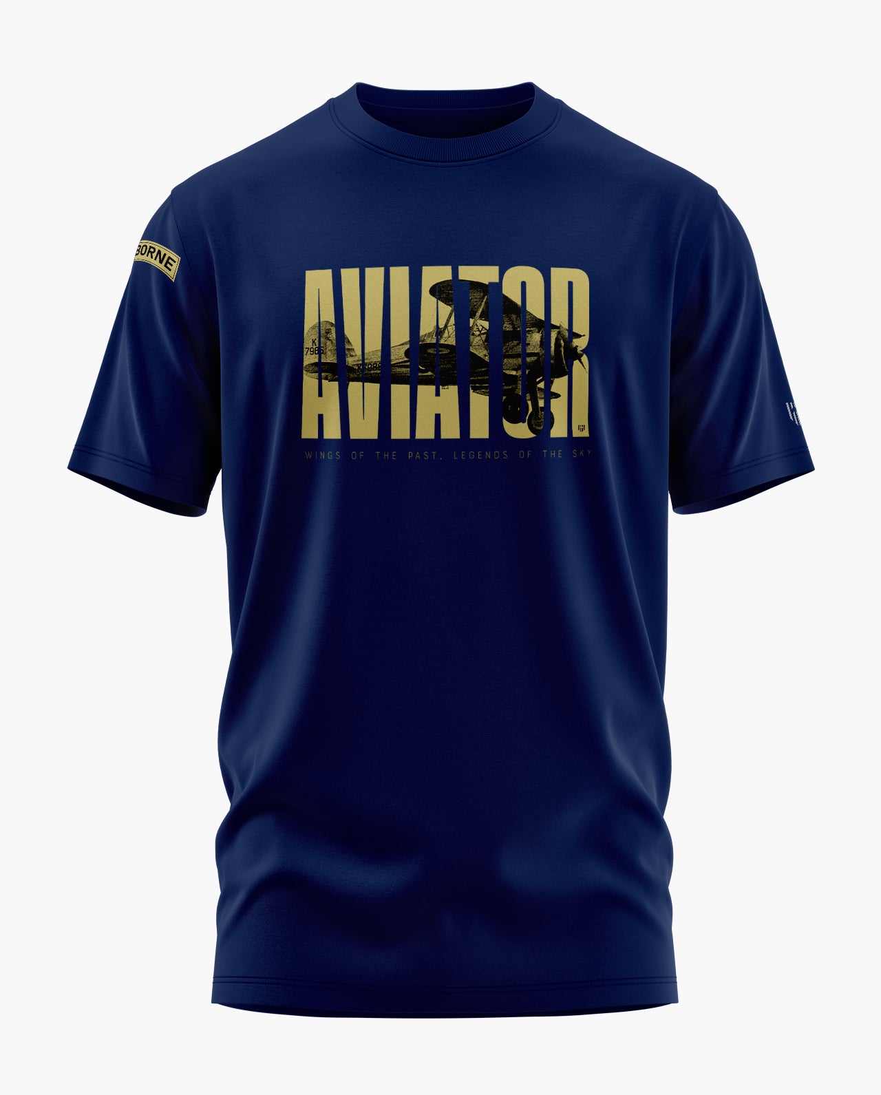 AIRBORNE AVIATOR Signature Luxesoft Cotton T-SHIRT