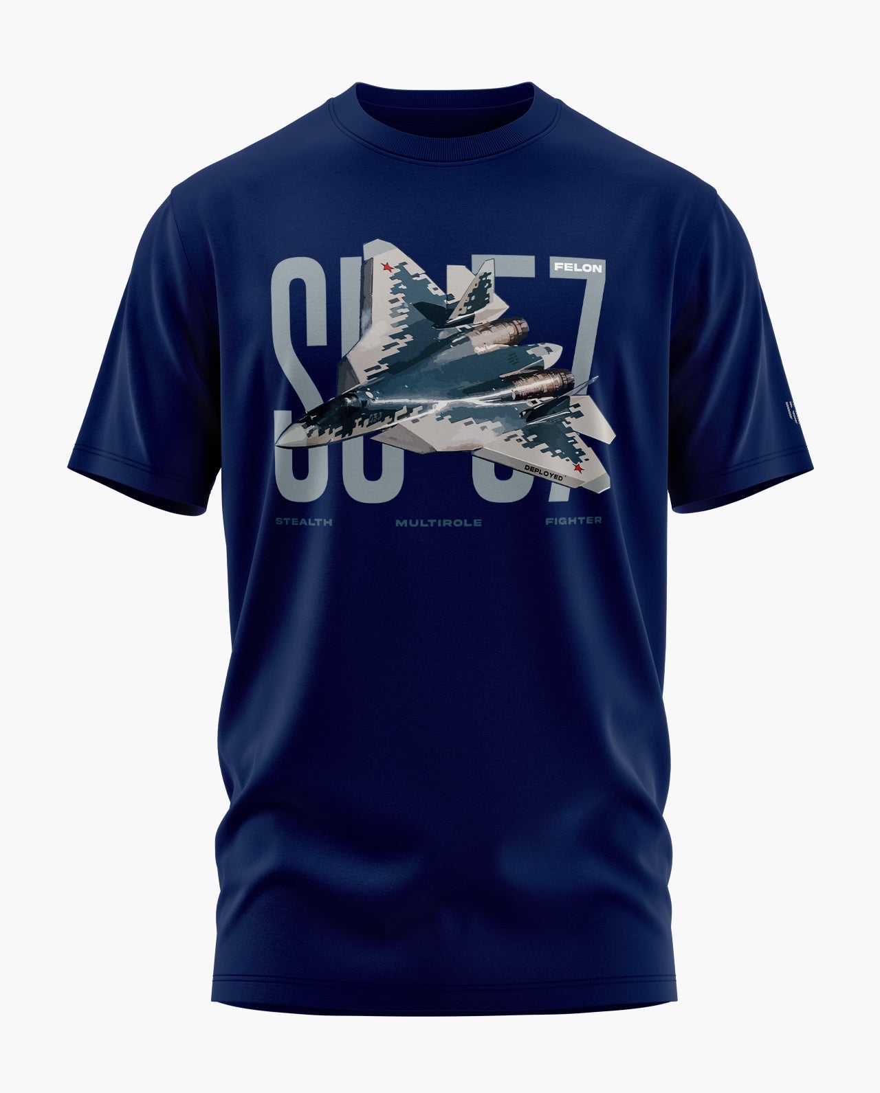 SU-57 Elegance Signature LuxeSoft Cotton T-Shirt - CS