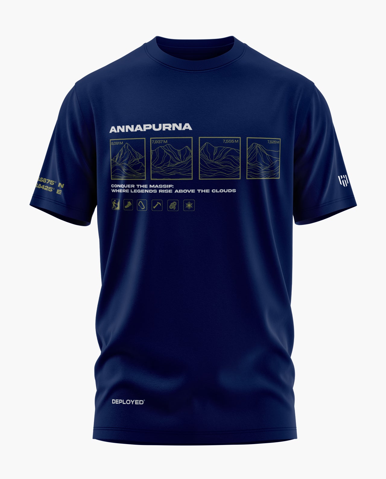 The Annapurna Massif Signature LuxeSoft Cotton T-Shirt