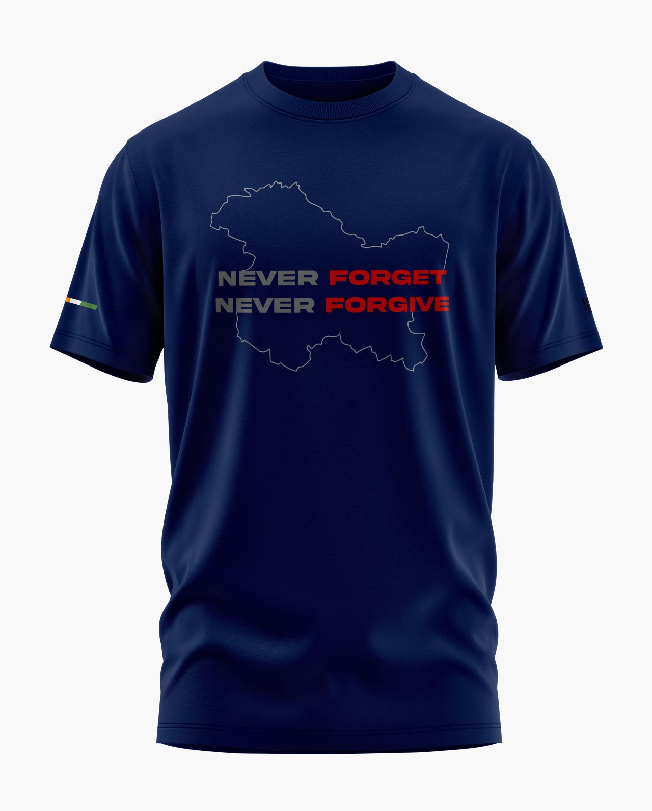 Never Forget Never Forgive Op Sindoor Signature LuxeSoft Cotton T-Shirt