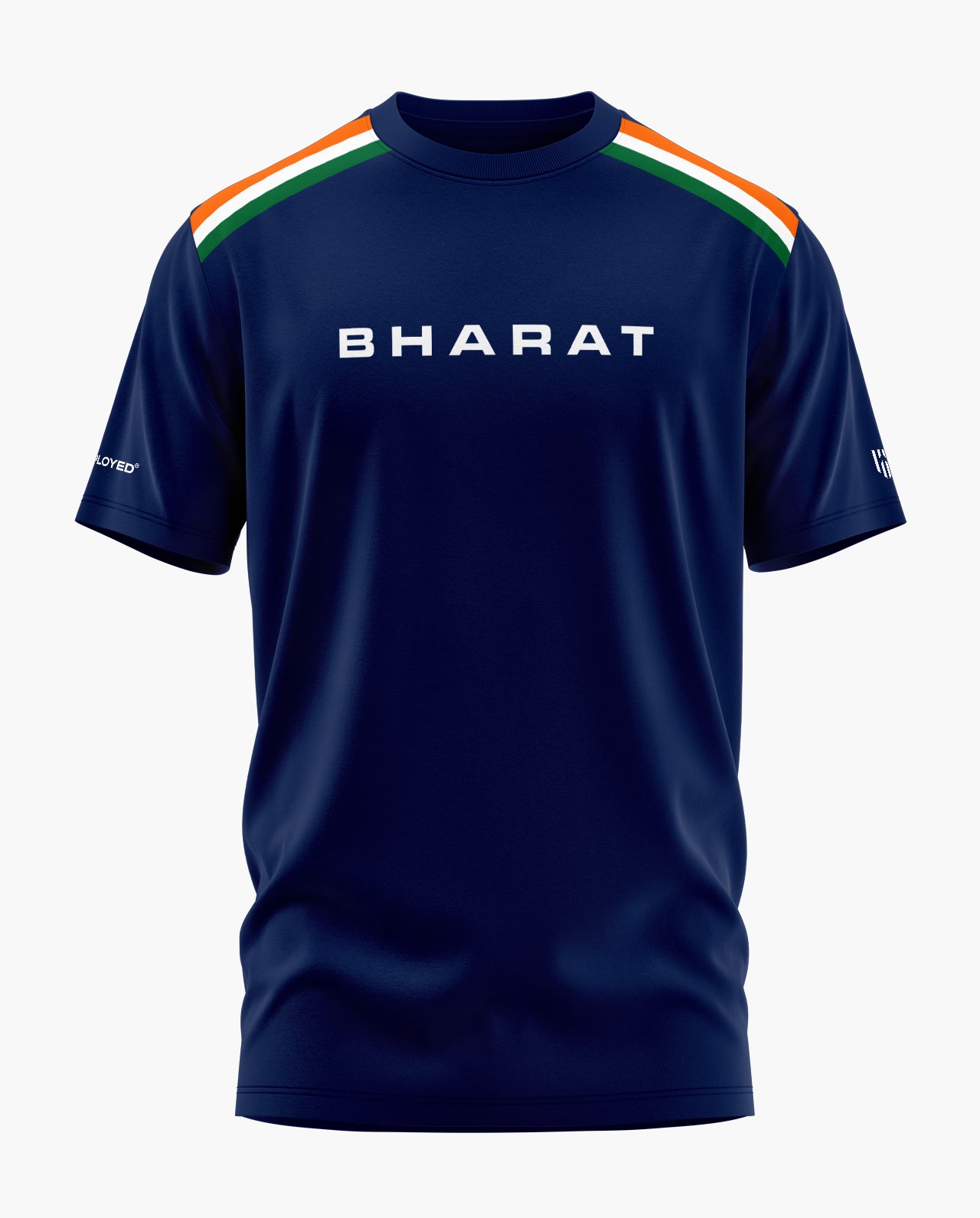 Bharat Tricolor Prestige Signature Luxesoft Cotton T-Shirt