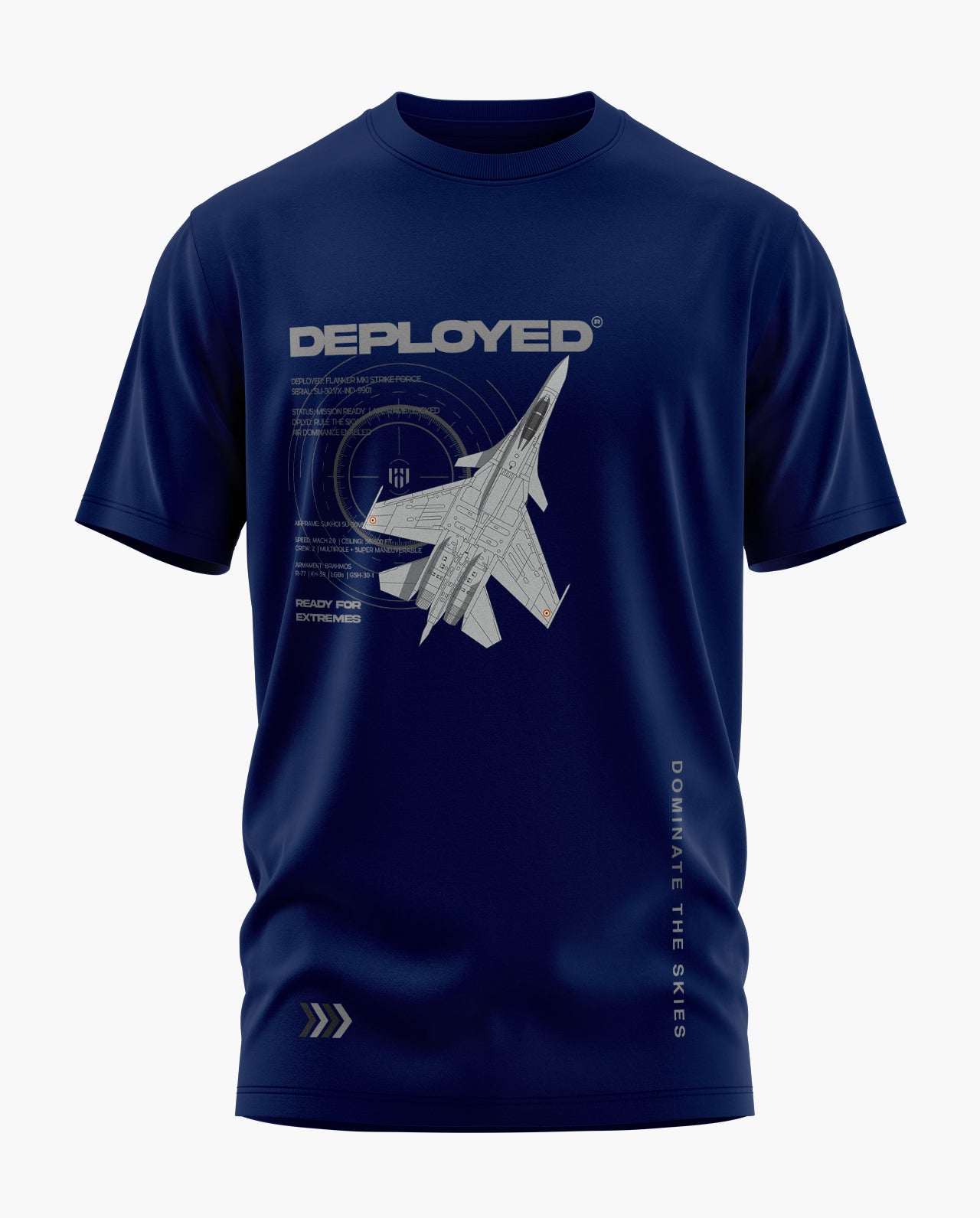Su-30 Mki High Alt. Ops. Signature LuxeSoft Cotton T-Shirt