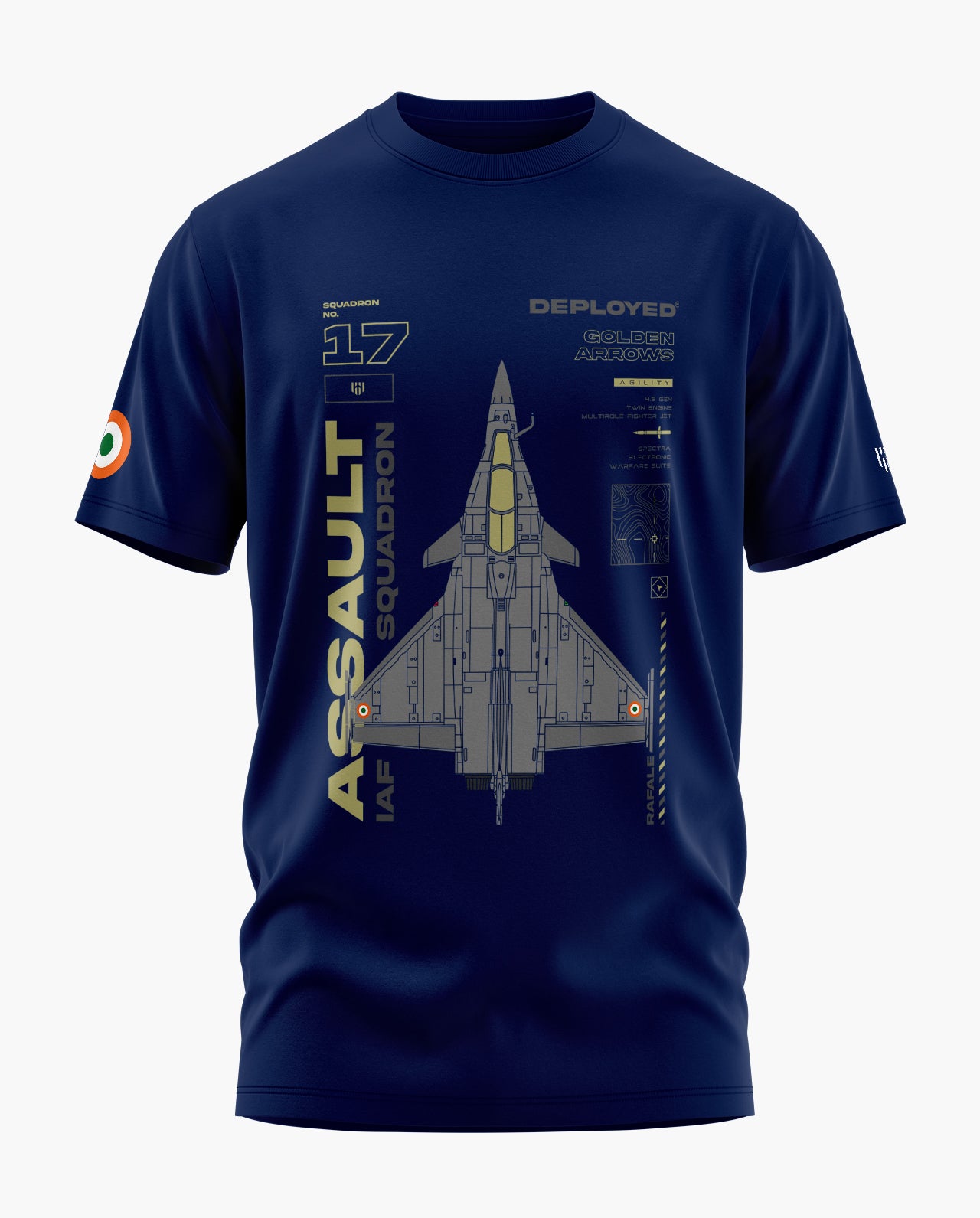 Sqdn. 17 the Rafale Signature LuxeSoft Cotton T-Shirt