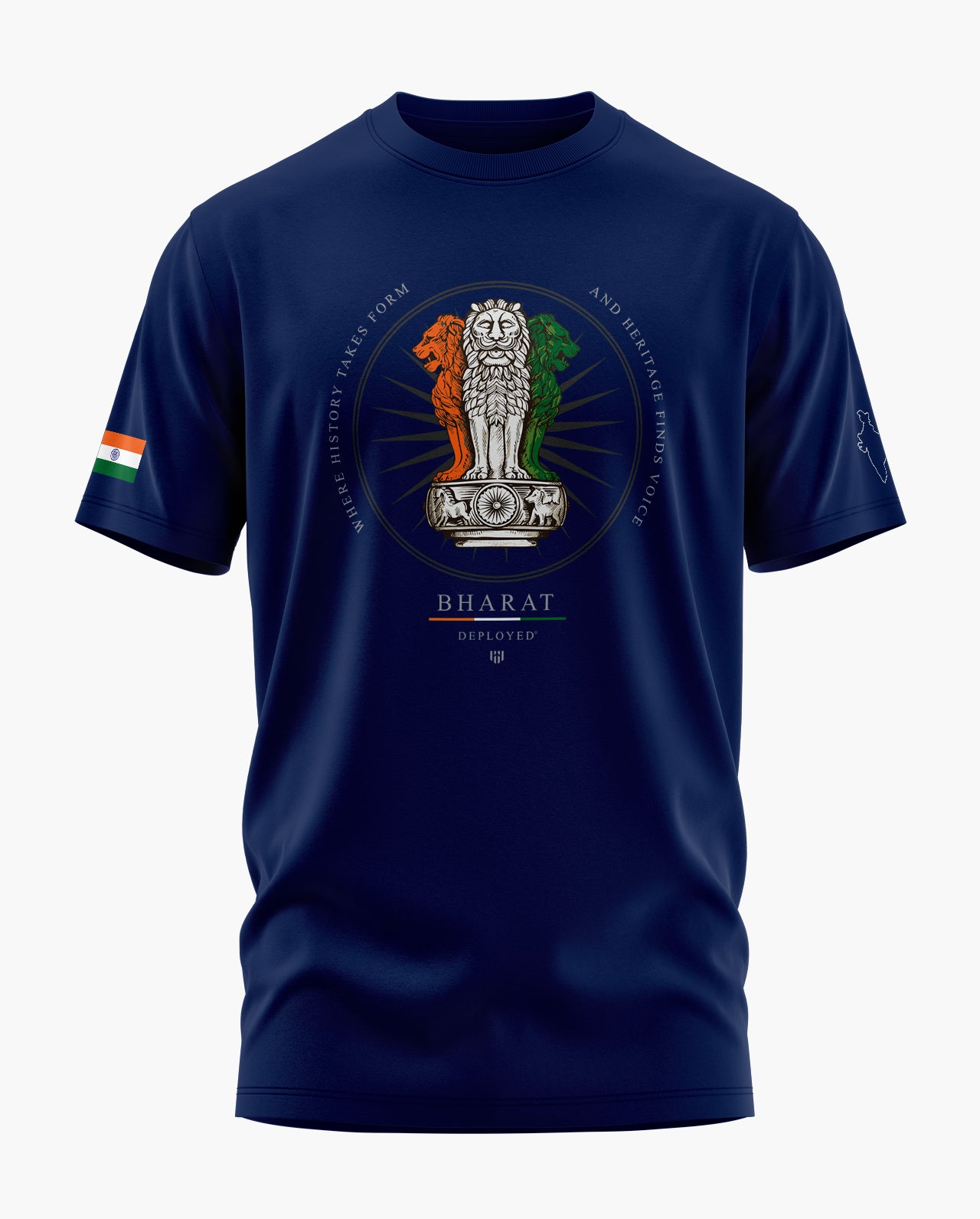 Bharat Royale Signature LuxeSoft Cotton T-Shirt
