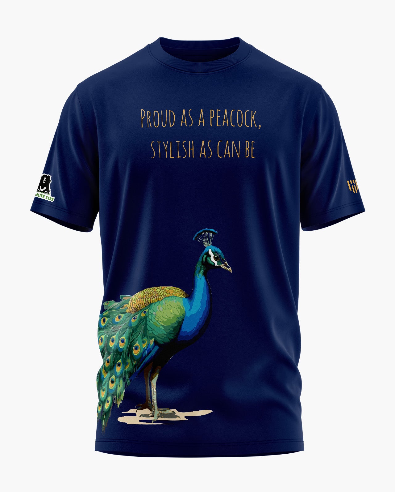 PROUD AS A PEACOCK Signature LuxeSoft Cotton T-Shirt