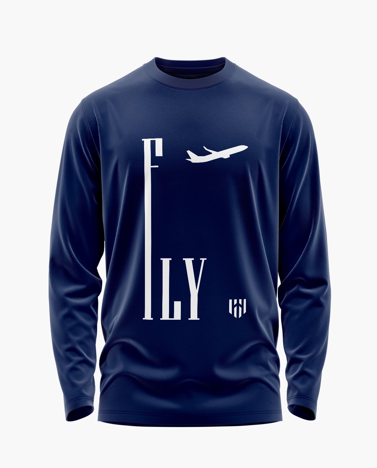 Fly High With Deployed Signature Luxesoft Cotton Full Sleeve T-Shirt - CS