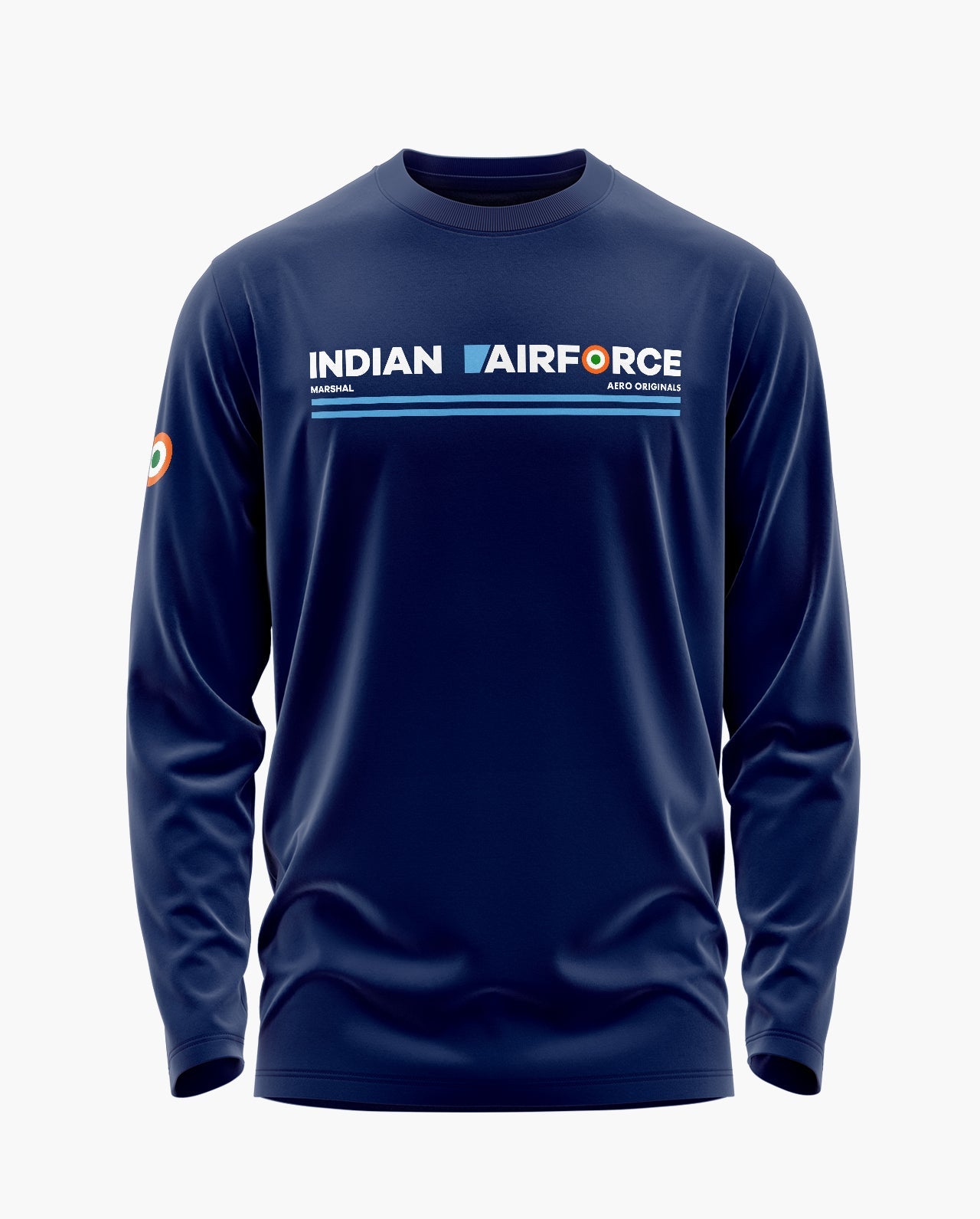 Iaf Marshal Signature Luxesoft Cotton Full Sleeve T-Shirt - CS