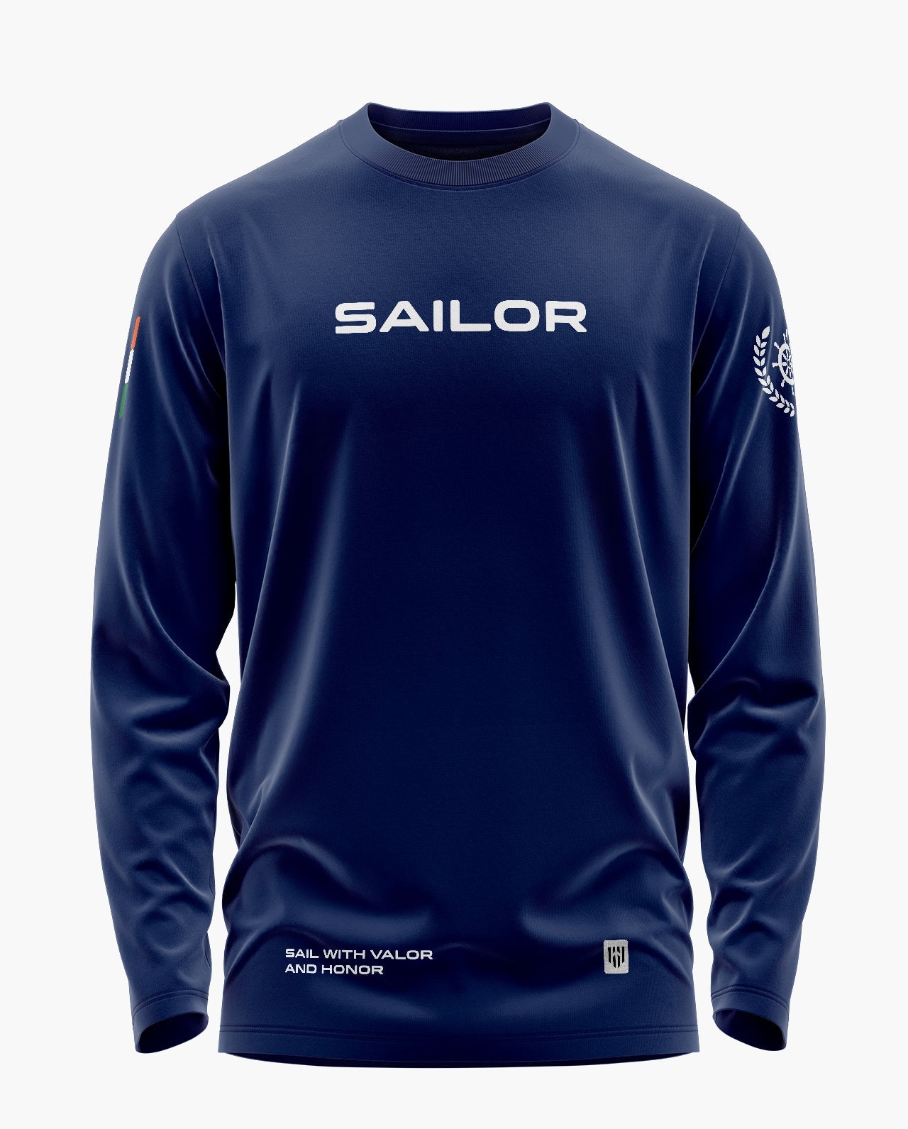 A Sailor'S Pride Signature Luxesoft Cotton Full Sleeve T-Shirt - CS